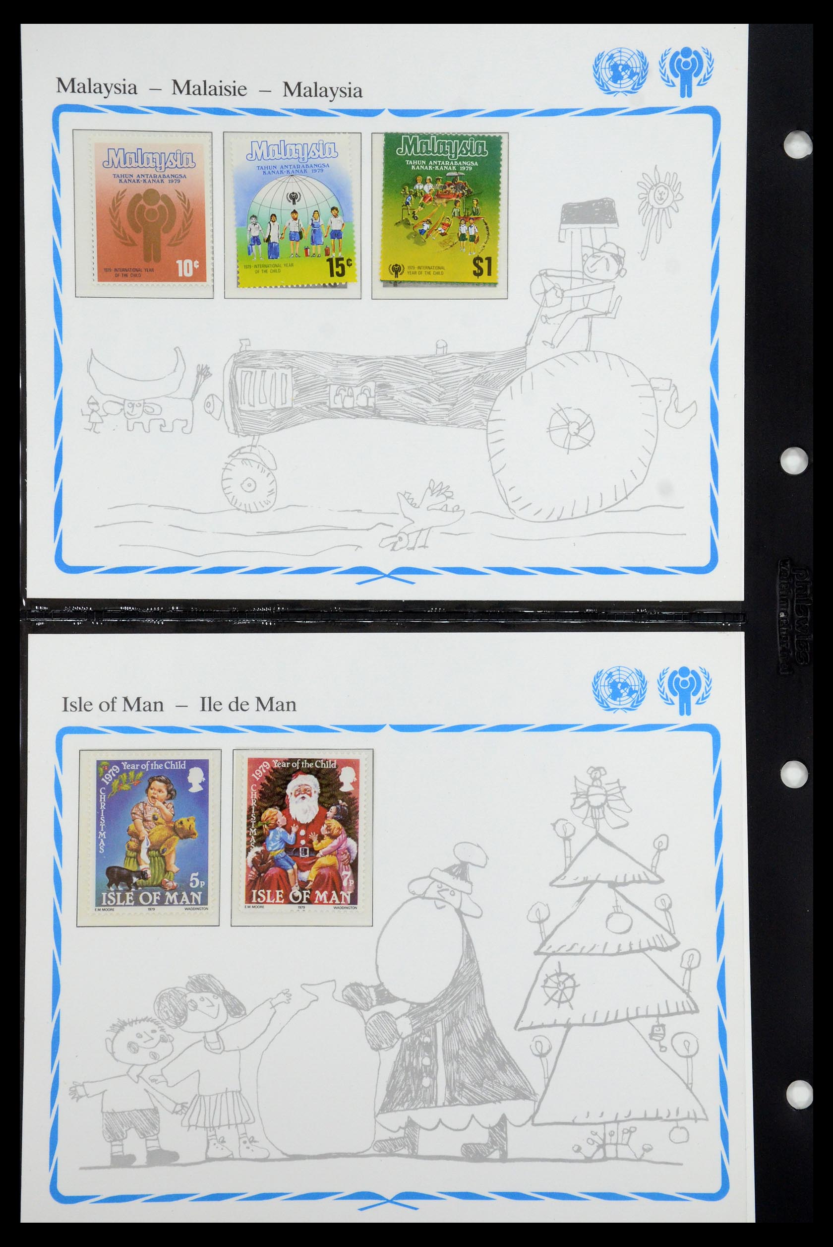35318 100 - Postzegelverzameling 35318 Jaar van het Kind 1979.