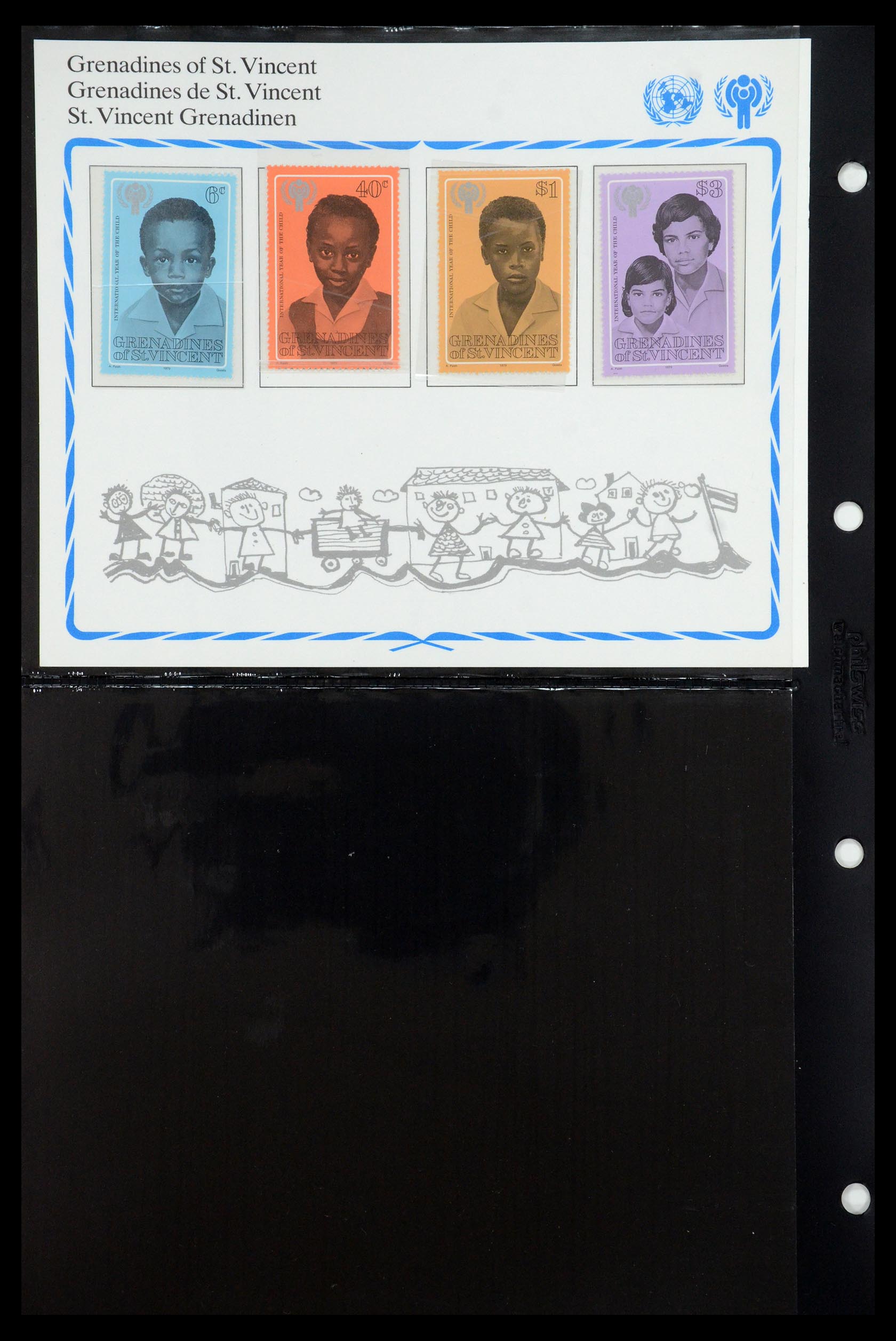 35318 122 - Postzegelverzameling 35318 Jaar van het Kind 1979.
