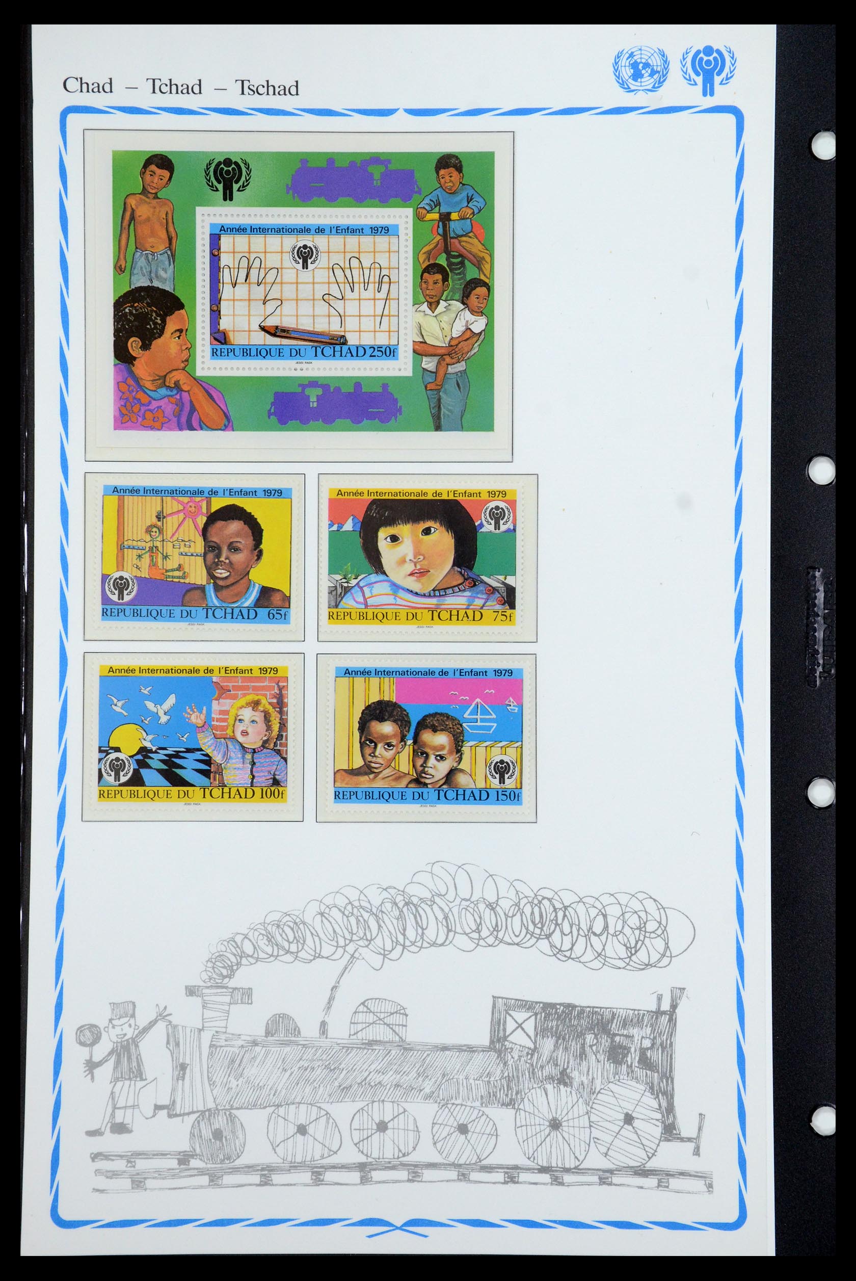 35318 126 - Postzegelverzameling 35318 Jaar van het Kind 1979.