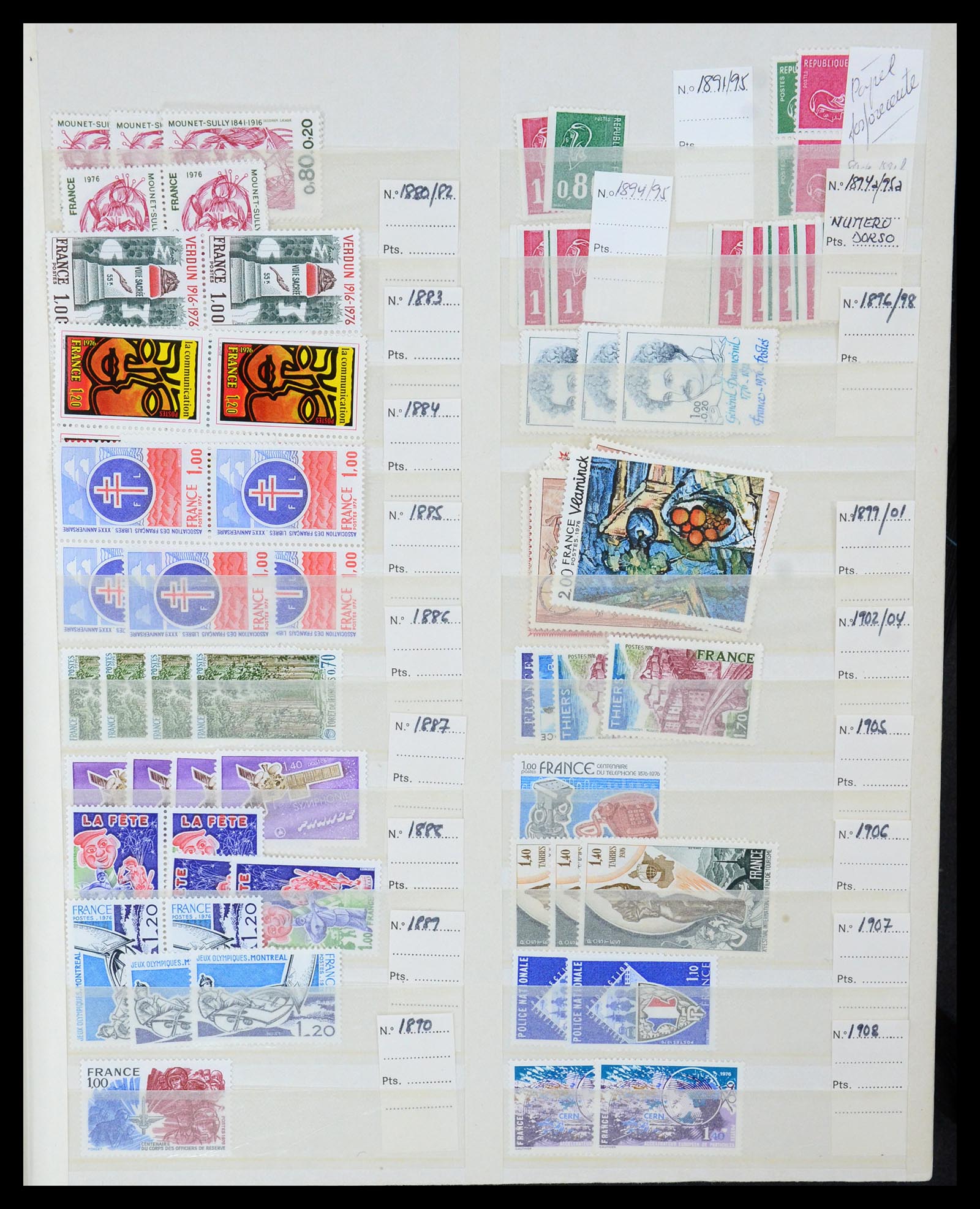 35320 057 - Stamp Collection 35320 France 1900-2000.
