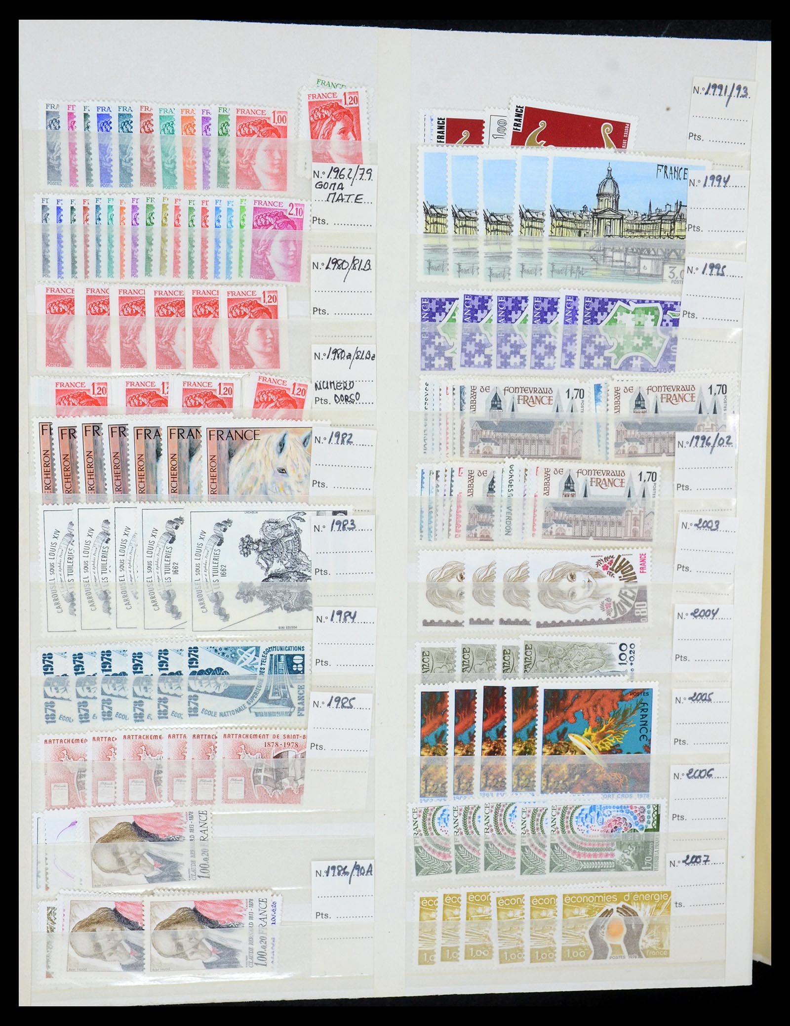 35320 061 - Stamp Collection 35320 France 1900-2000.