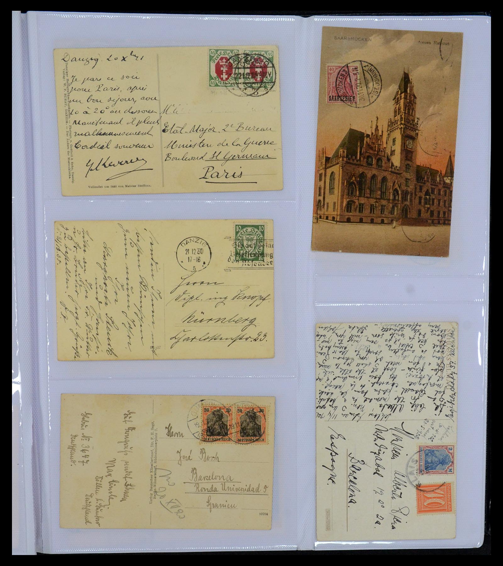 35322 005 - Postzegelverzameling 35322 West Europa ansichtkaarten 1900-1945.