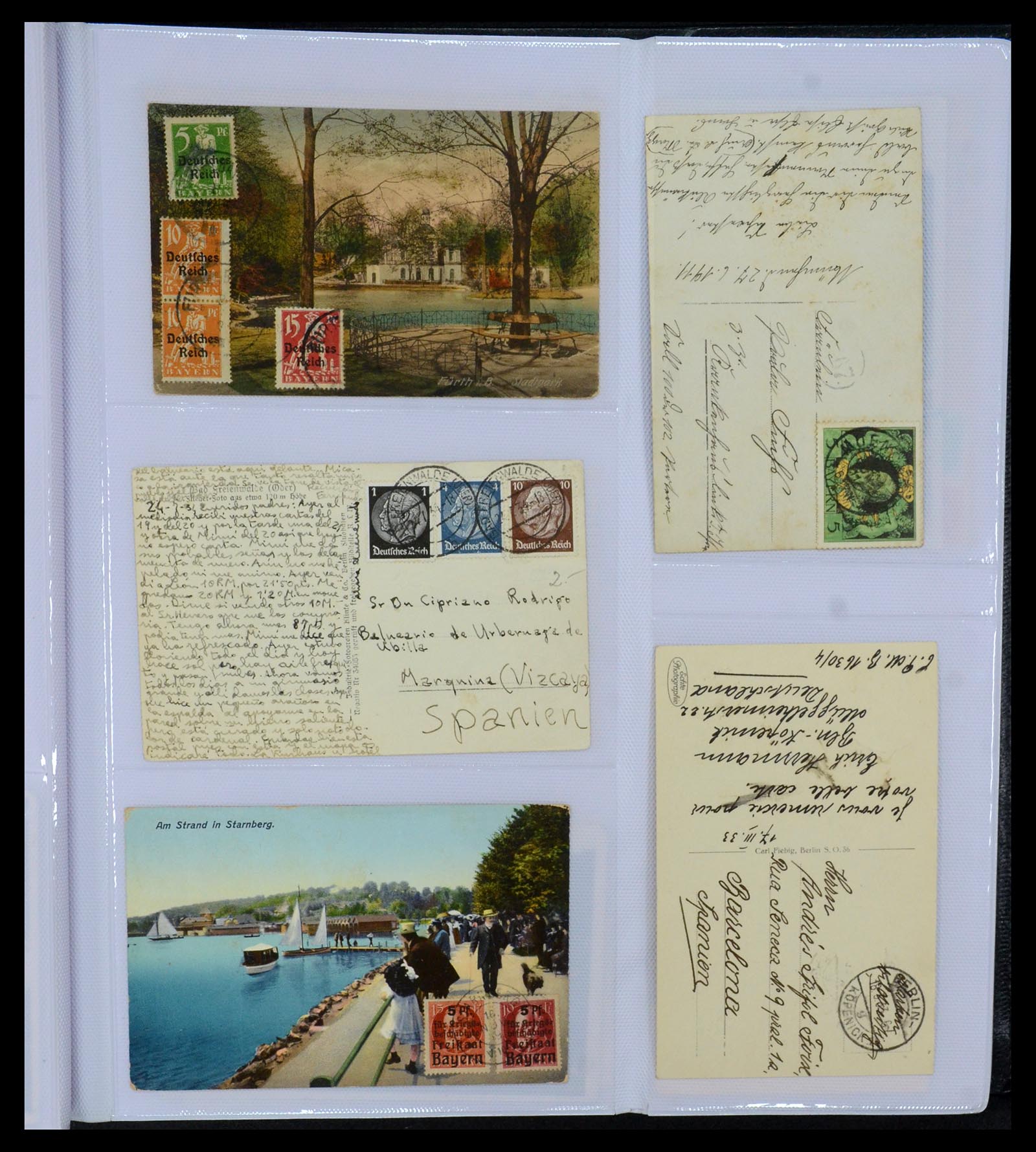 35322 017 - Postzegelverzameling 35322 West Europa ansichtkaarten 1900-1945.