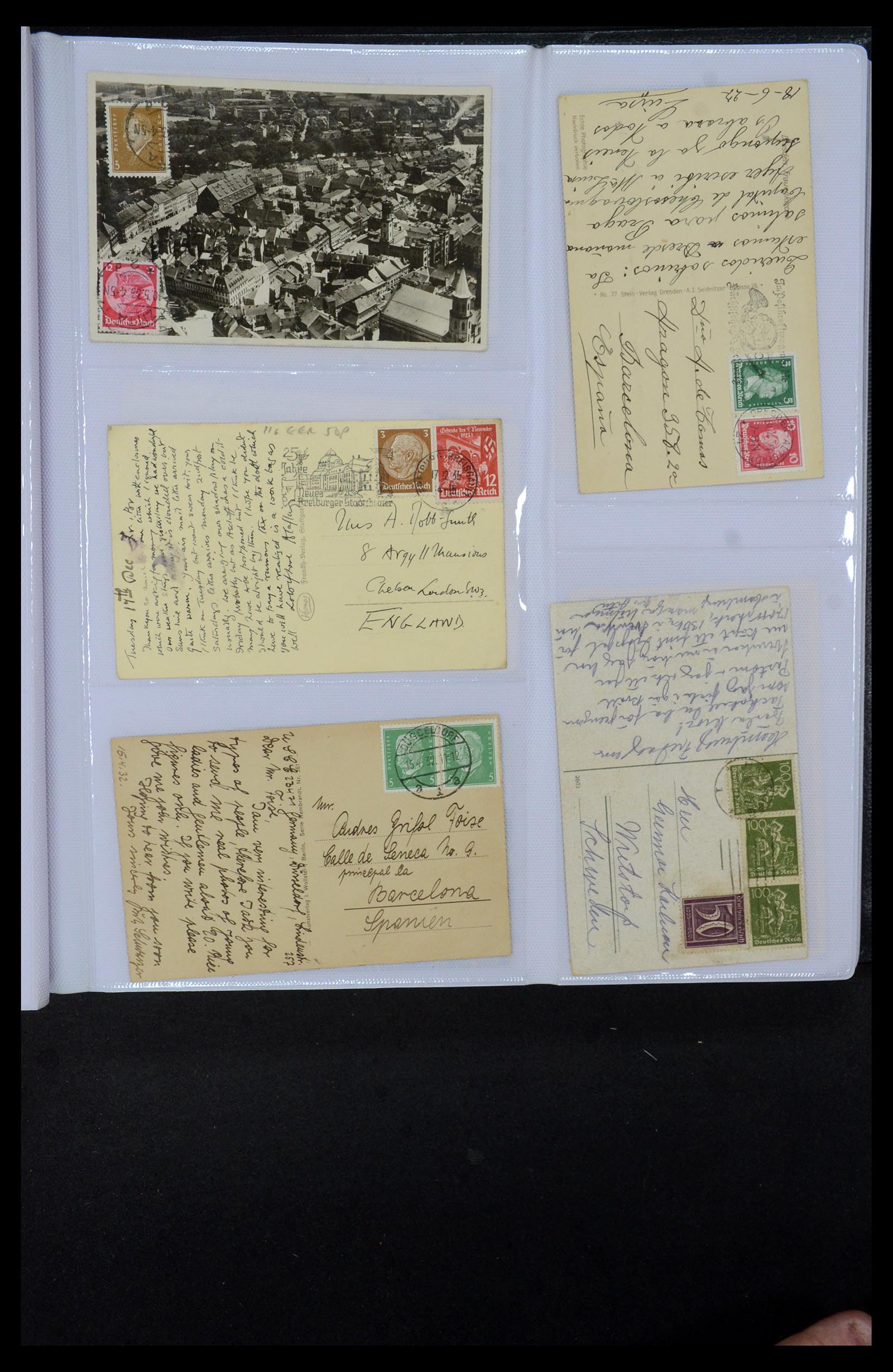 35322 021 - Postzegelverzameling 35322 West Europa ansichtkaarten 1900-1945.