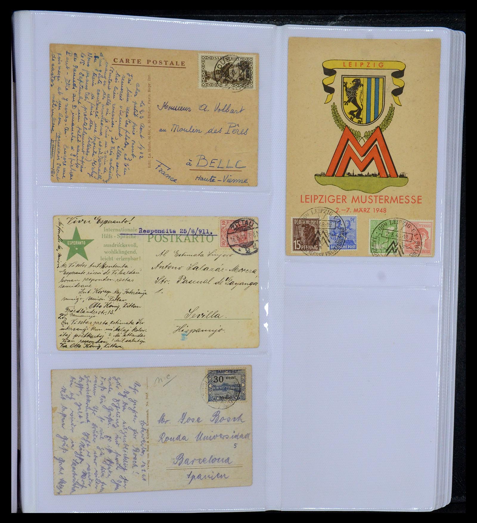 35322 030 - Postzegelverzameling 35322 West Europa ansichtkaarten 1900-1945.
