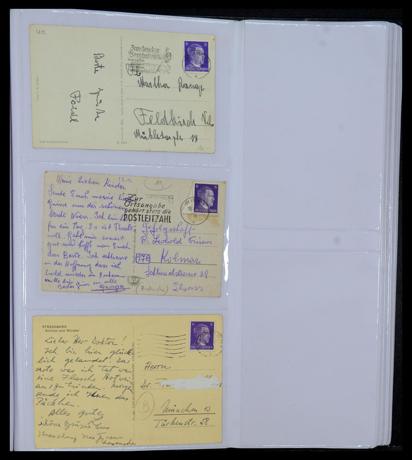 35322 035 - Postzegelverzameling 35322 West Europa ansichtkaarten 1900-1945.