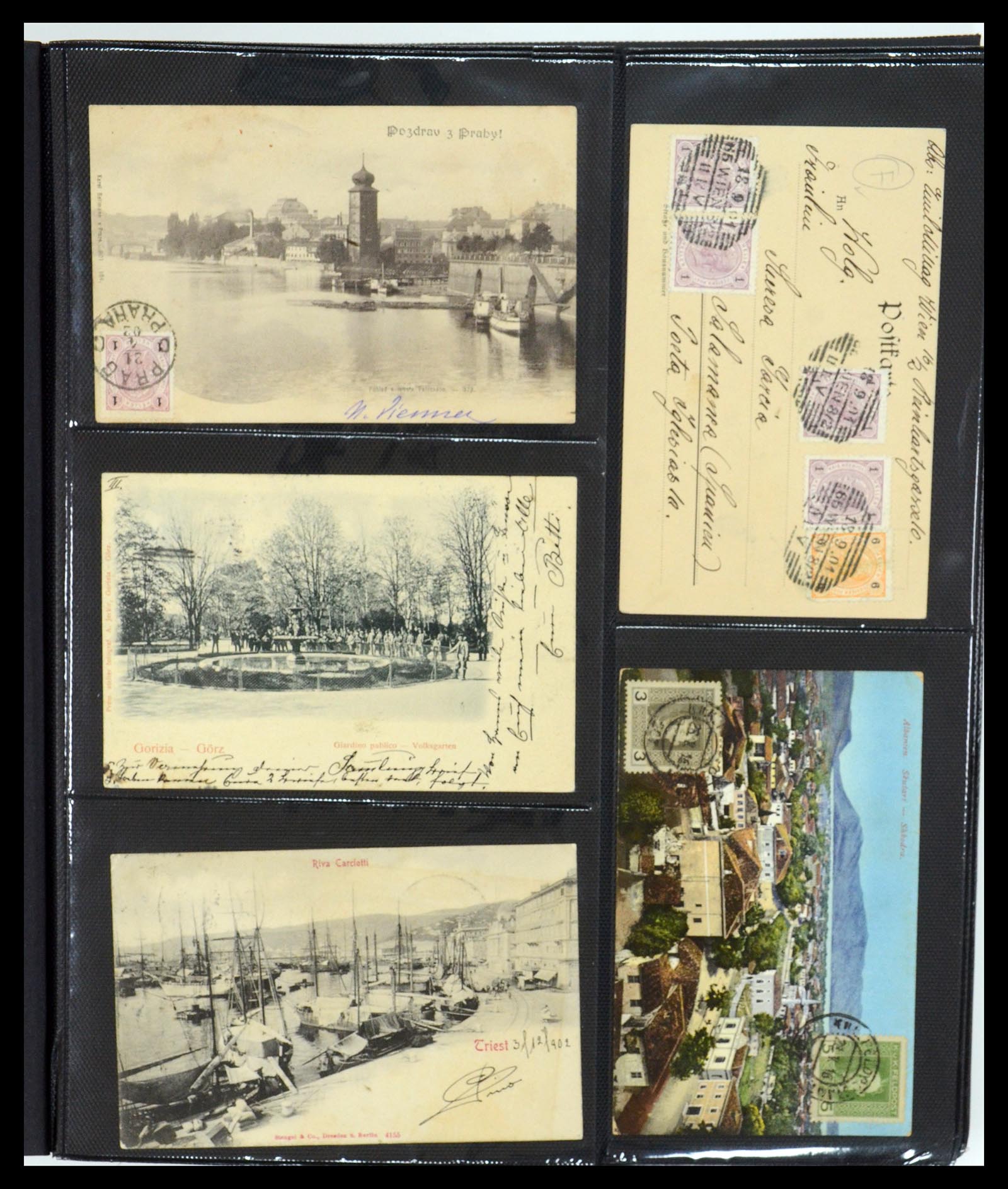 35322 037 - Postzegelverzameling 35322 West Europa ansichtkaarten 1900-1945.
