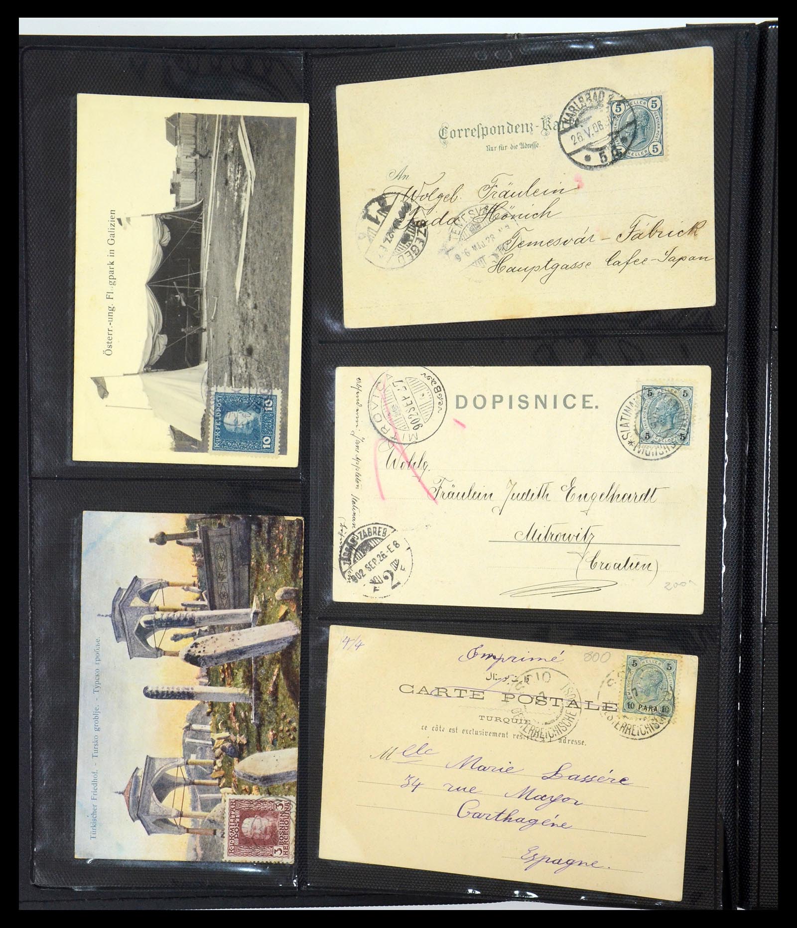 35322 039 - Postzegelverzameling 35322 West Europa ansichtkaarten 1900-1945.