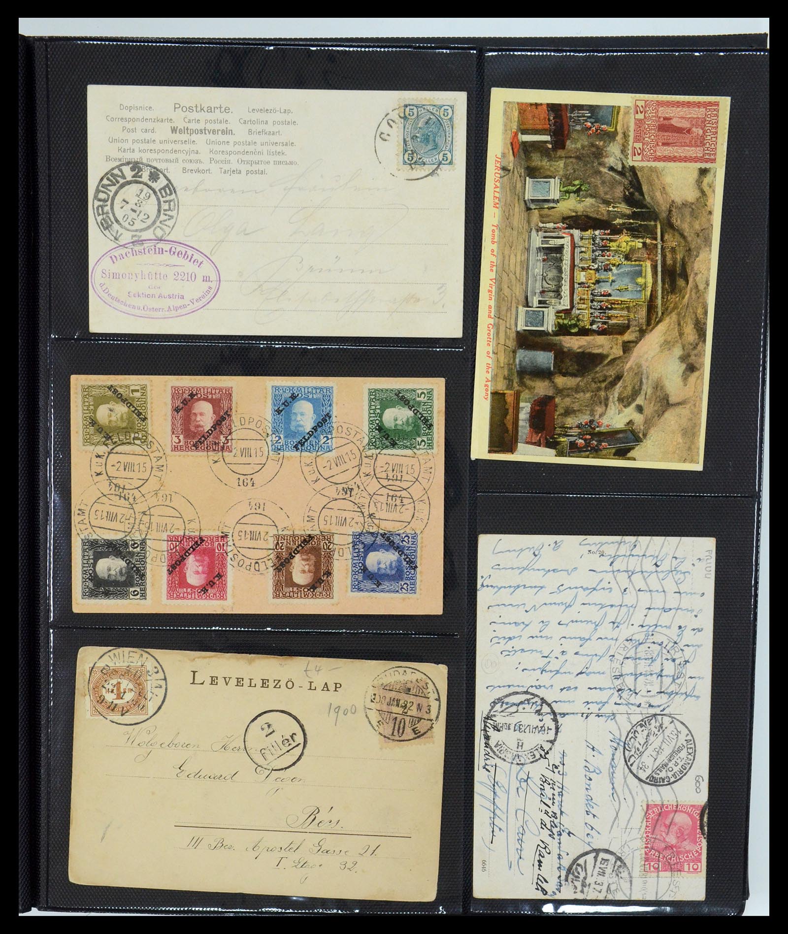 35322 043 - Postzegelverzameling 35322 West Europa ansichtkaarten 1900-1945.