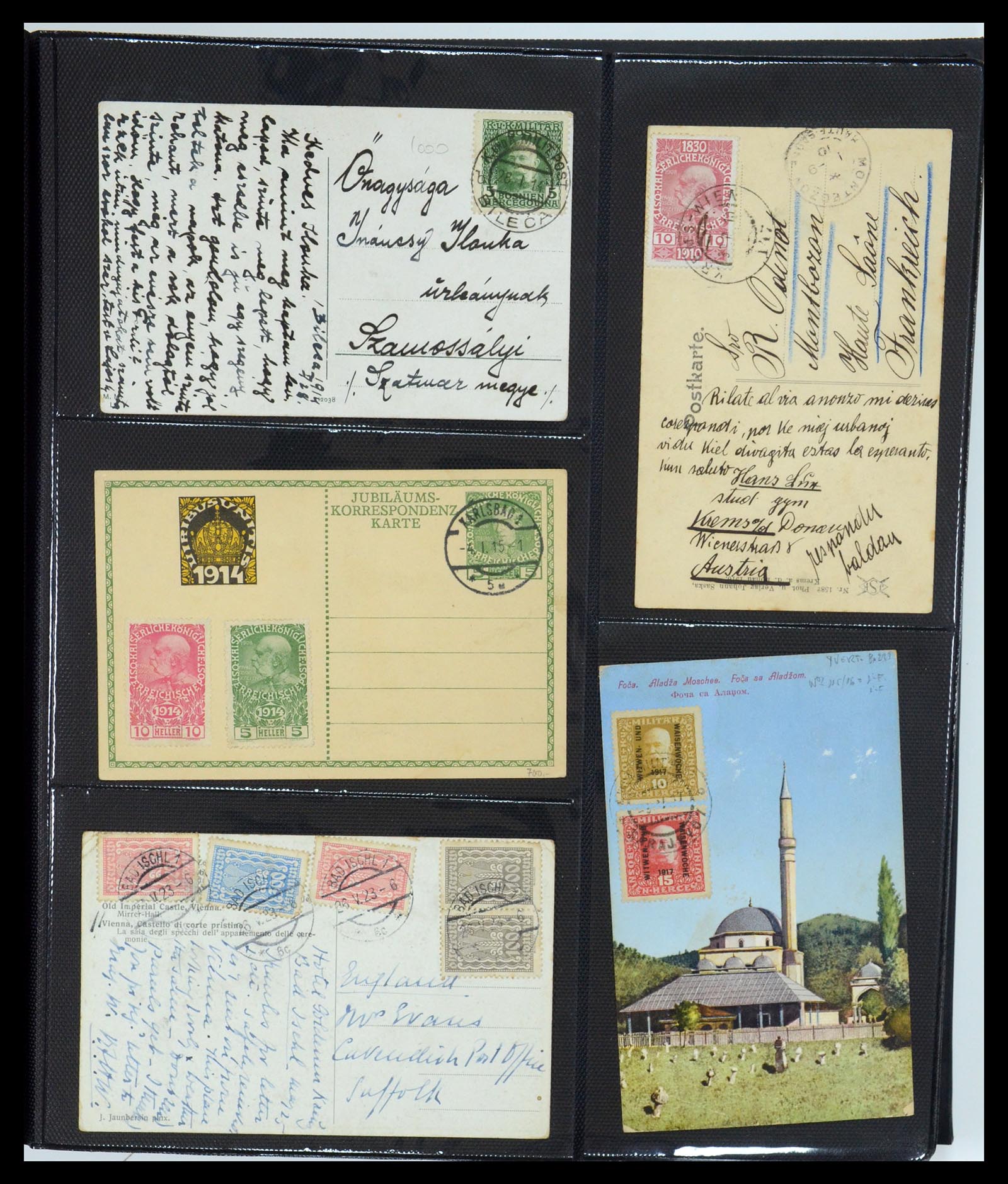 35322 047 - Postzegelverzameling 35322 West Europa ansichtkaarten 1900-1945.