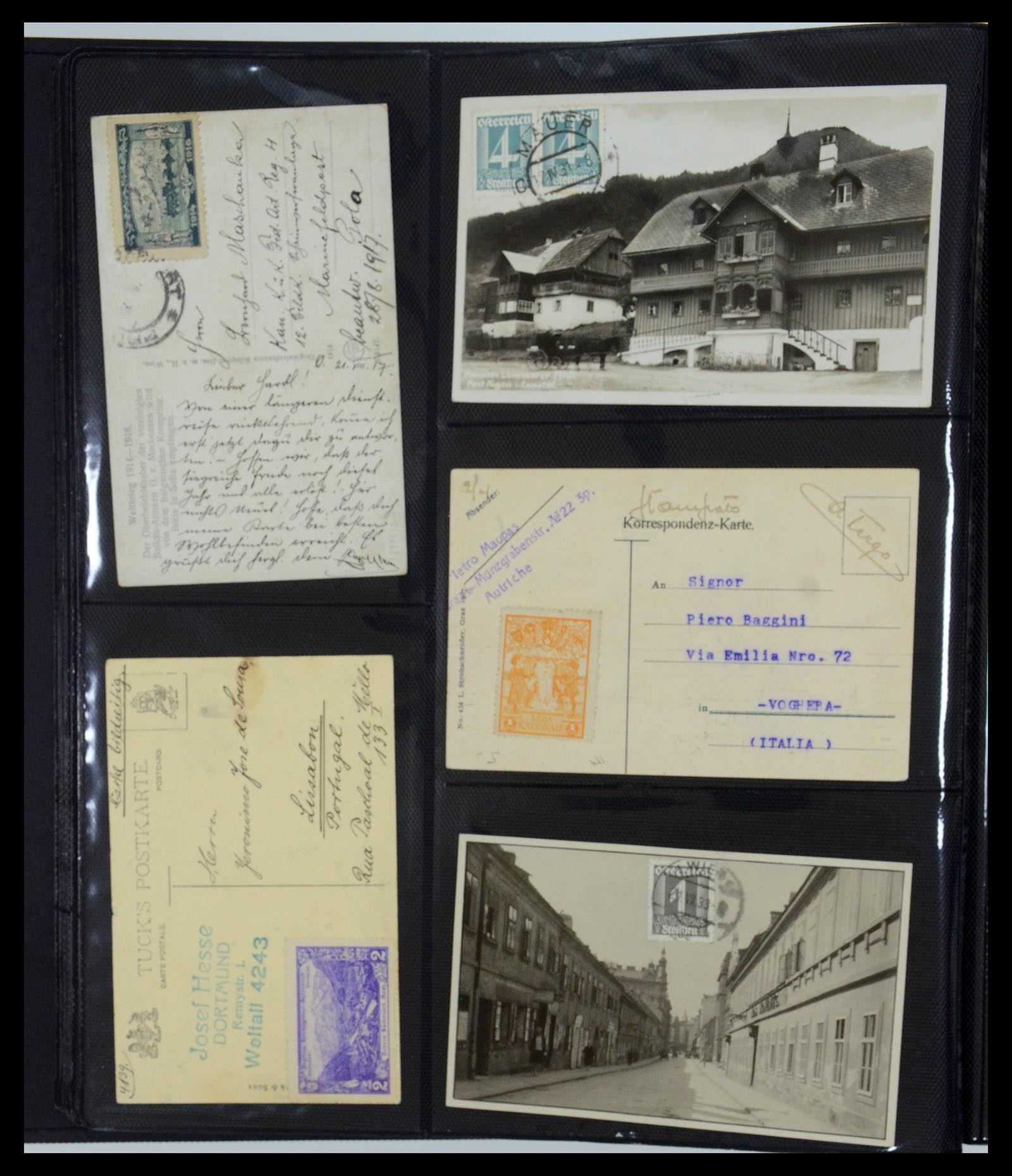 35322 054 - Postzegelverzameling 35322 West Europa ansichtkaarten 1900-1945.