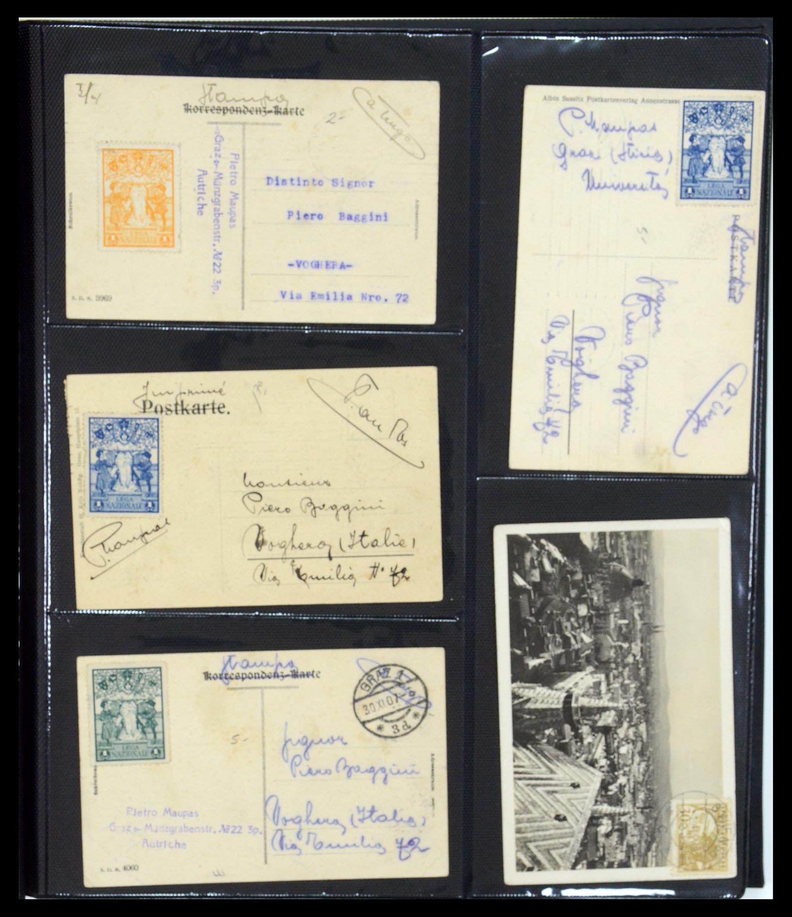 35322 055 - Postzegelverzameling 35322 West Europa ansichtkaarten 1900-1945.