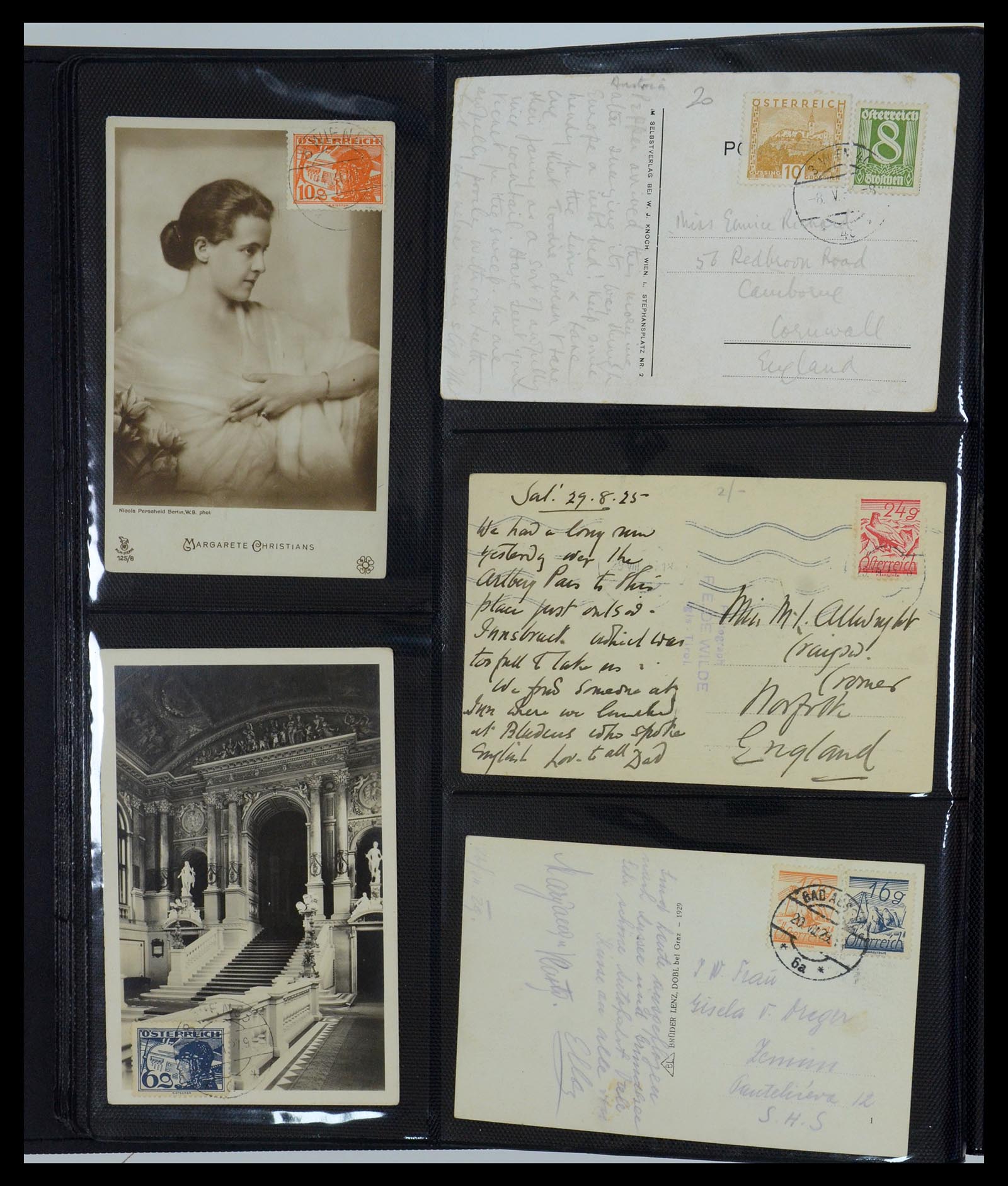 35322 056 - Postzegelverzameling 35322 West Europa ansichtkaarten 1900-1945.