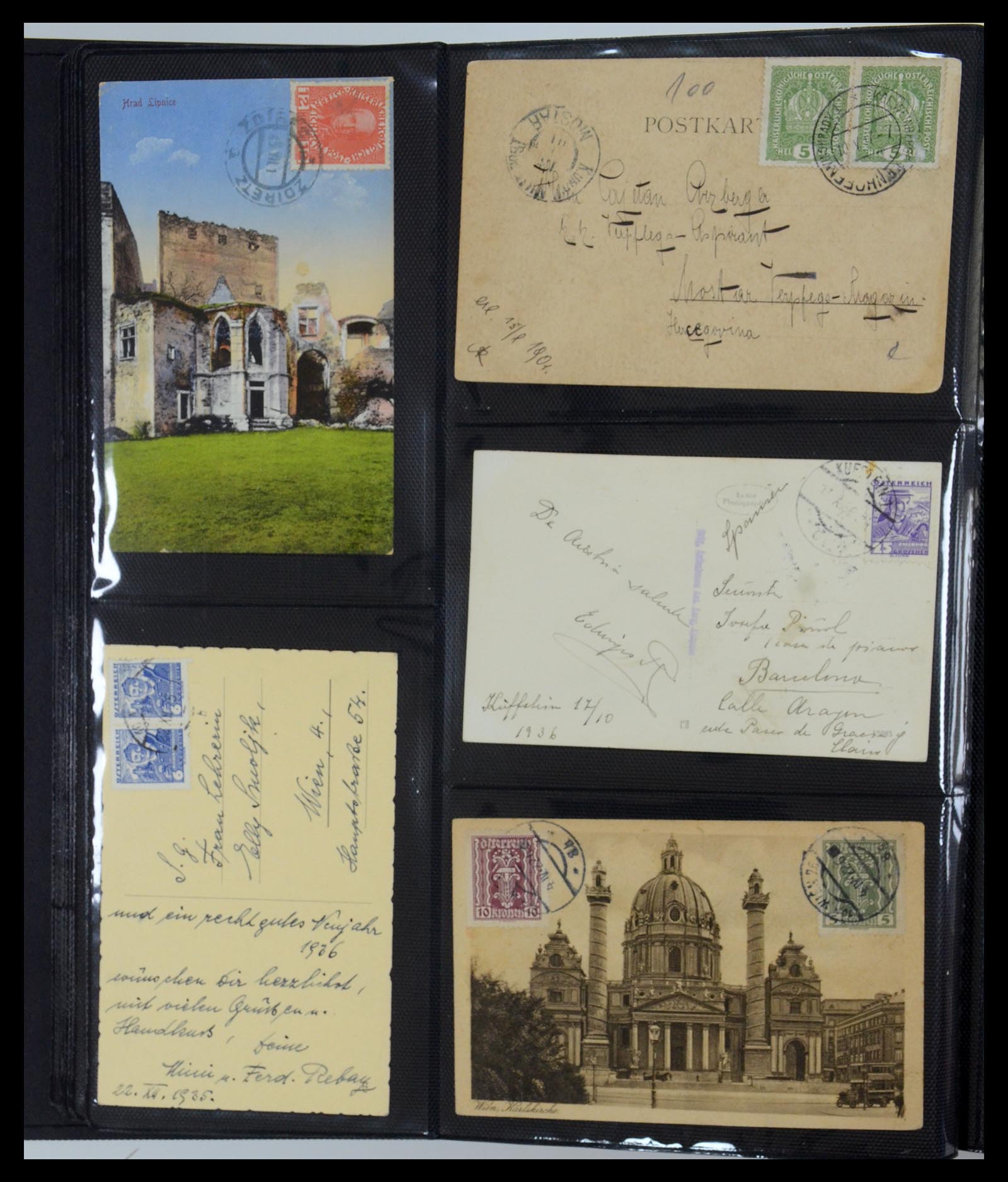 35322 061 - Postzegelverzameling 35322 West Europa ansichtkaarten 1900-1945.