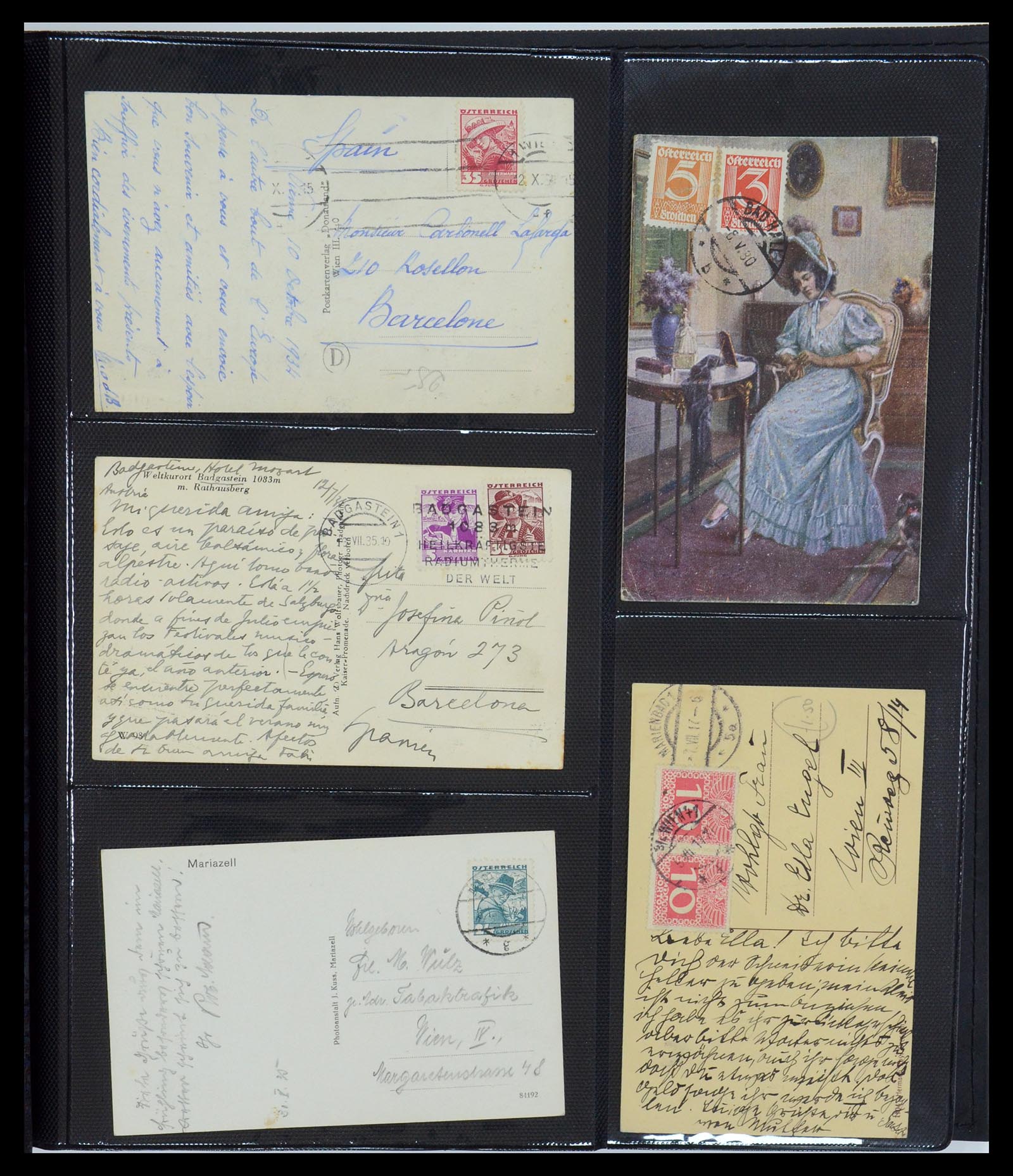 35322 064 - Postzegelverzameling 35322 West Europa ansichtkaarten 1900-1945.