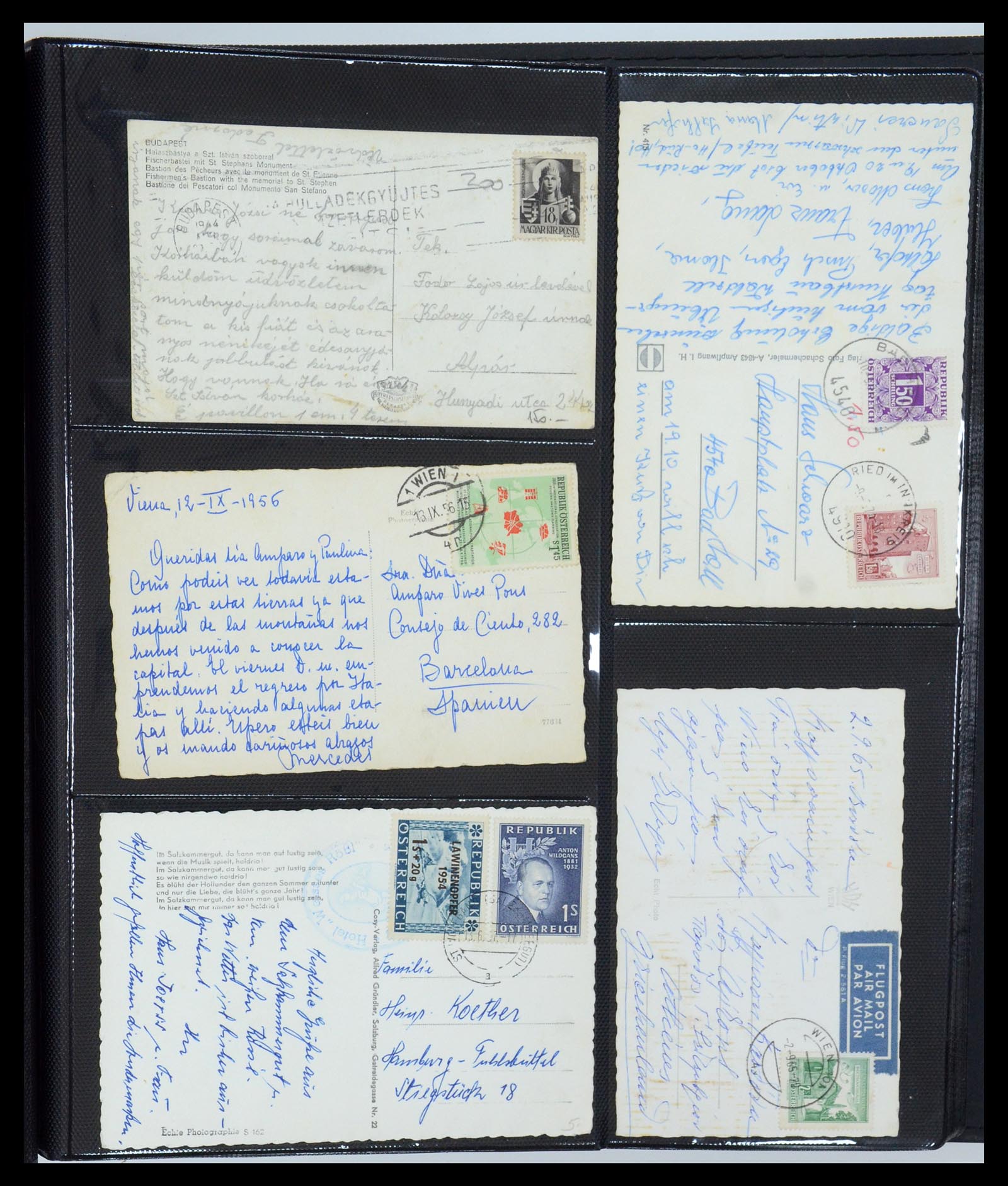 35322 071 - Postzegelverzameling 35322 West Europa ansichtkaarten 1900-1945.