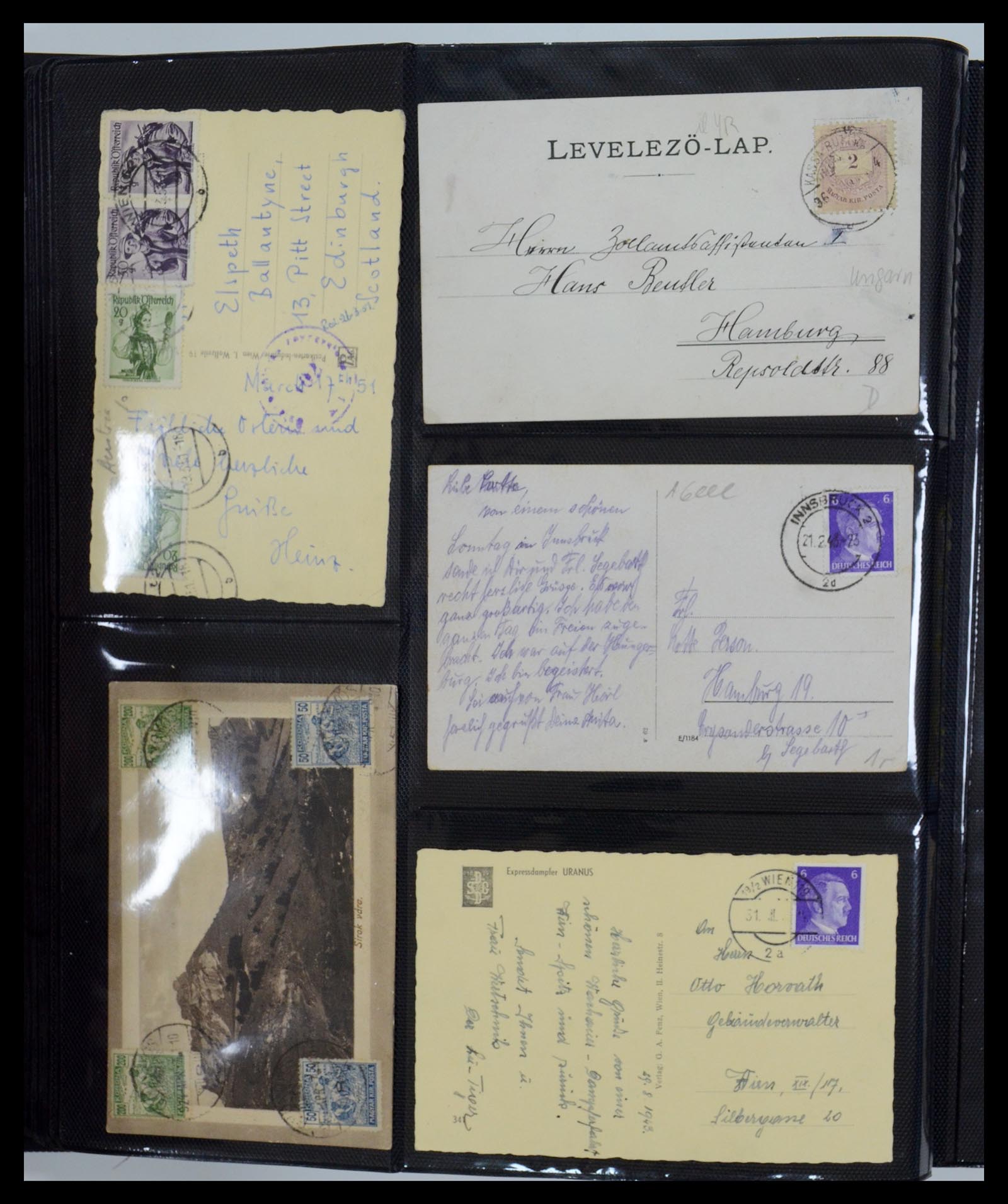 35322 073 - Postzegelverzameling 35322 West Europa ansichtkaarten 1900-1945.