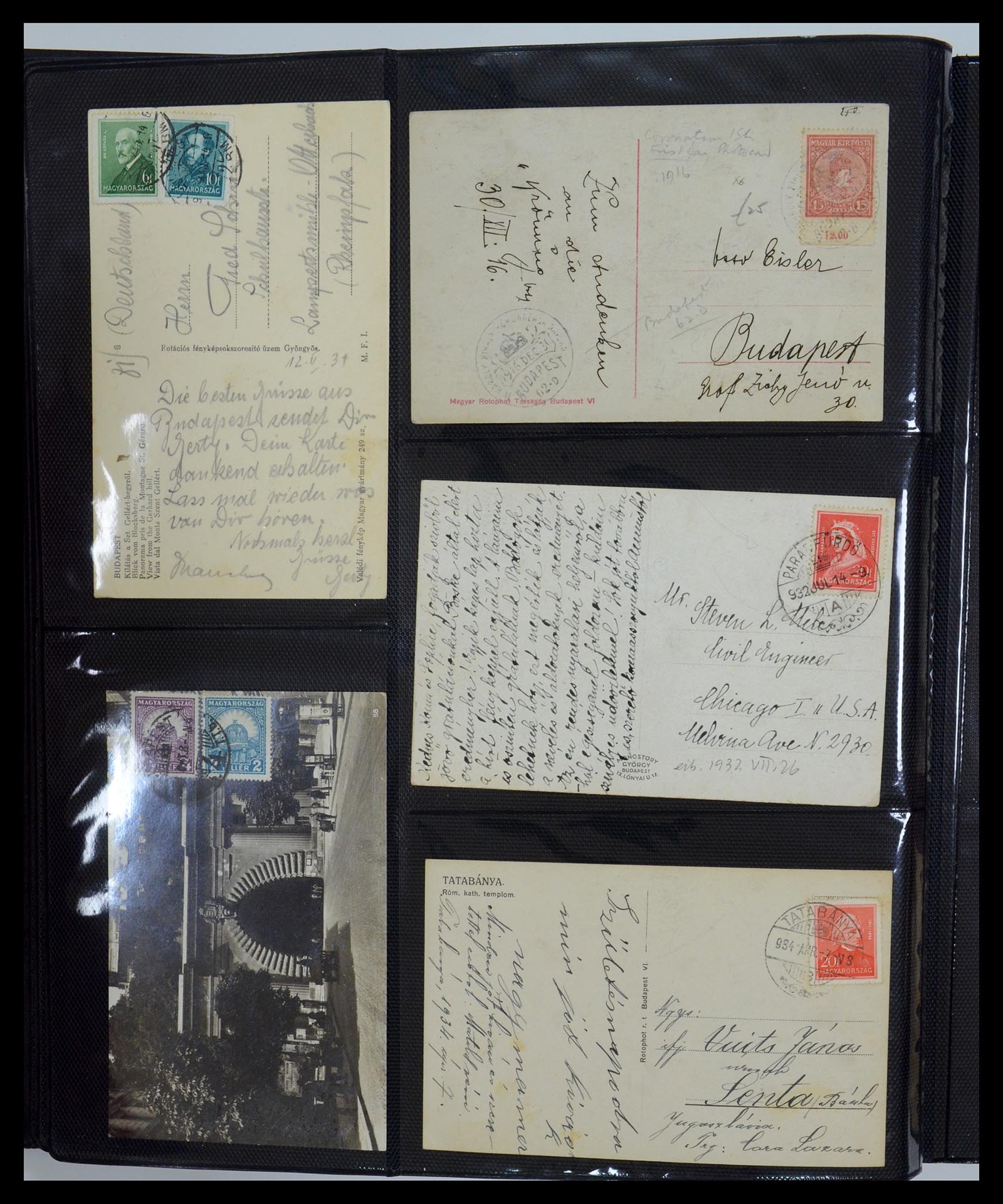 35322 074 - Postzegelverzameling 35322 West Europa ansichtkaarten 1900-1945.