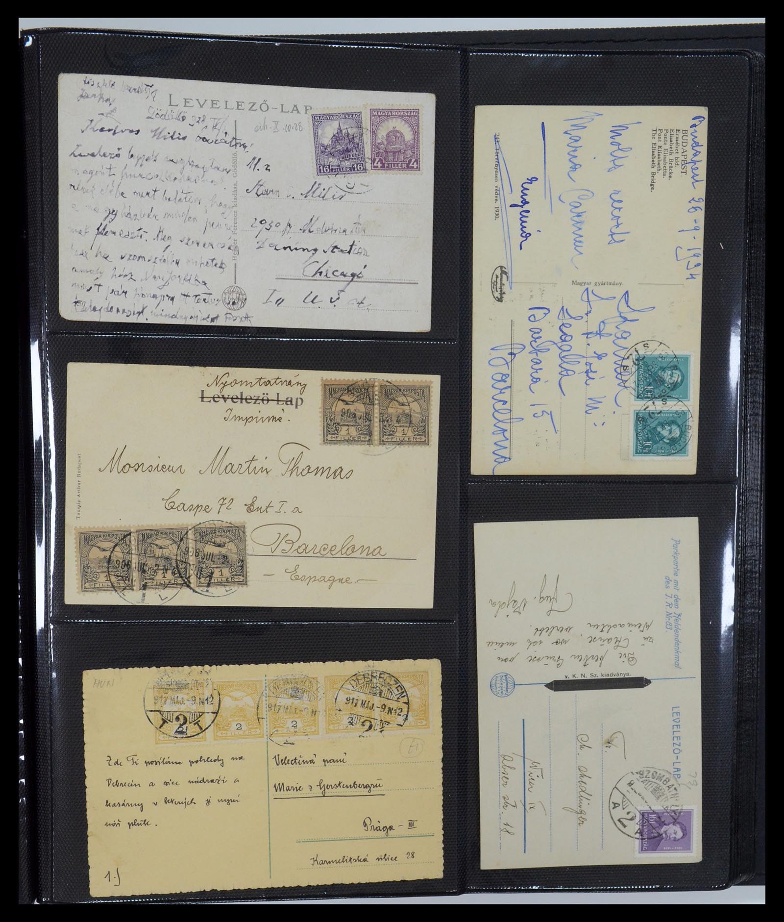 35322 075 - Postzegelverzameling 35322 West Europa ansichtkaarten 1900-1945.