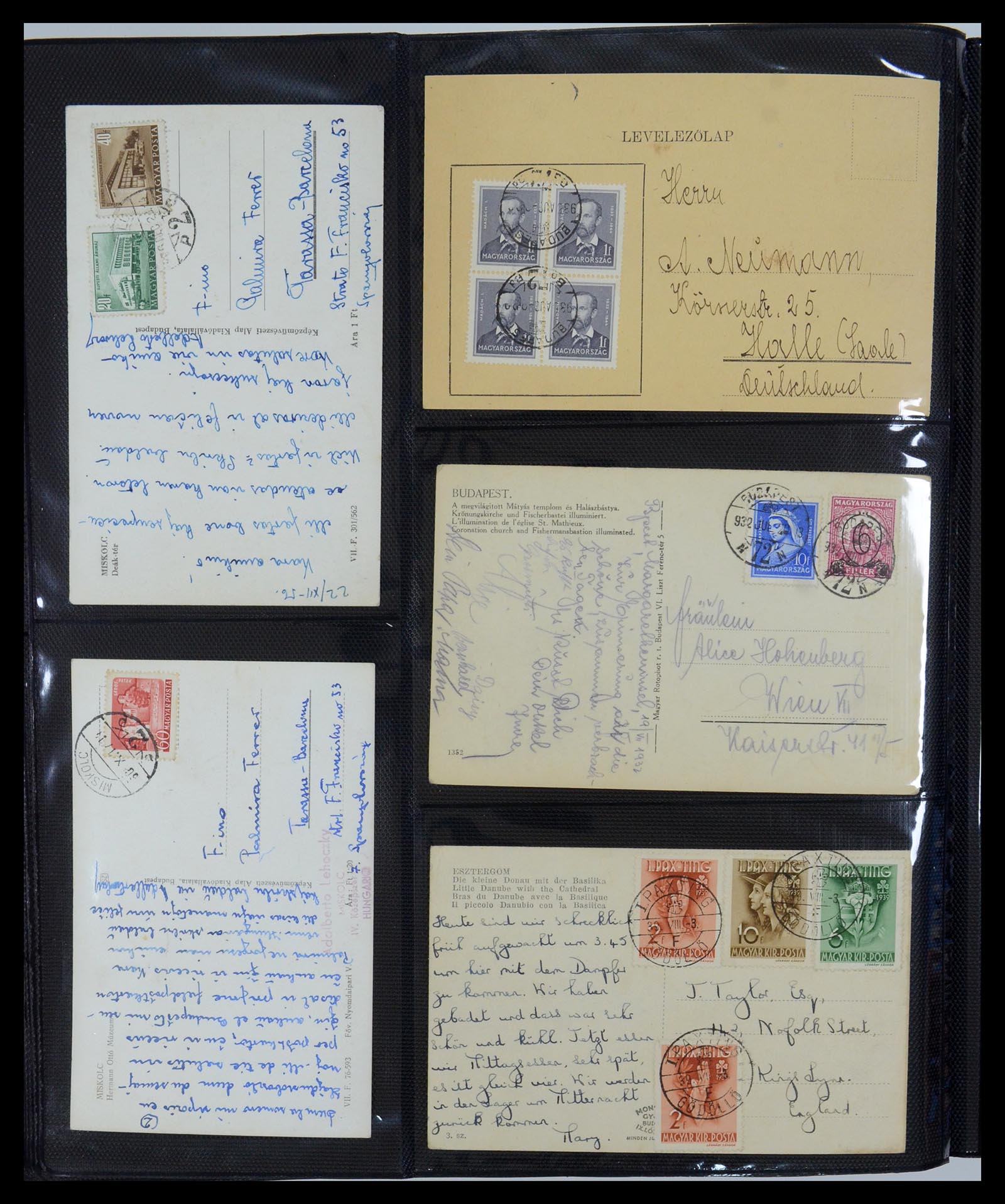 35322 076 - Postzegelverzameling 35322 West Europa ansichtkaarten 1900-1945.