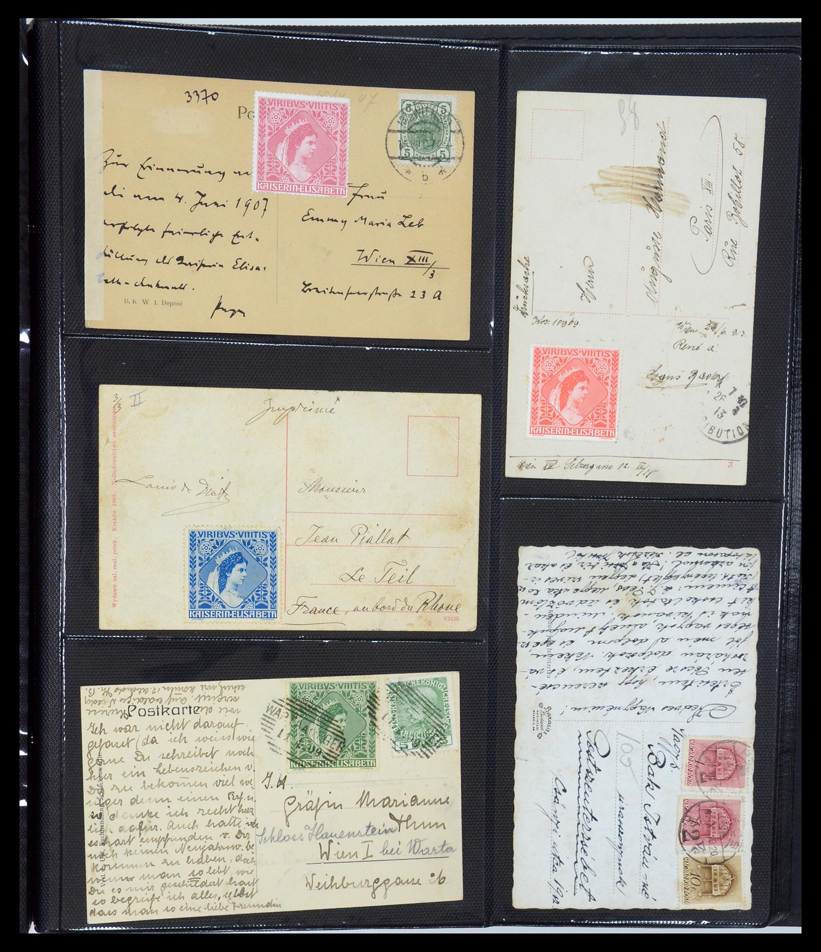 35322 077 - Postzegelverzameling 35322 West Europa ansichtkaarten 1900-1945.
