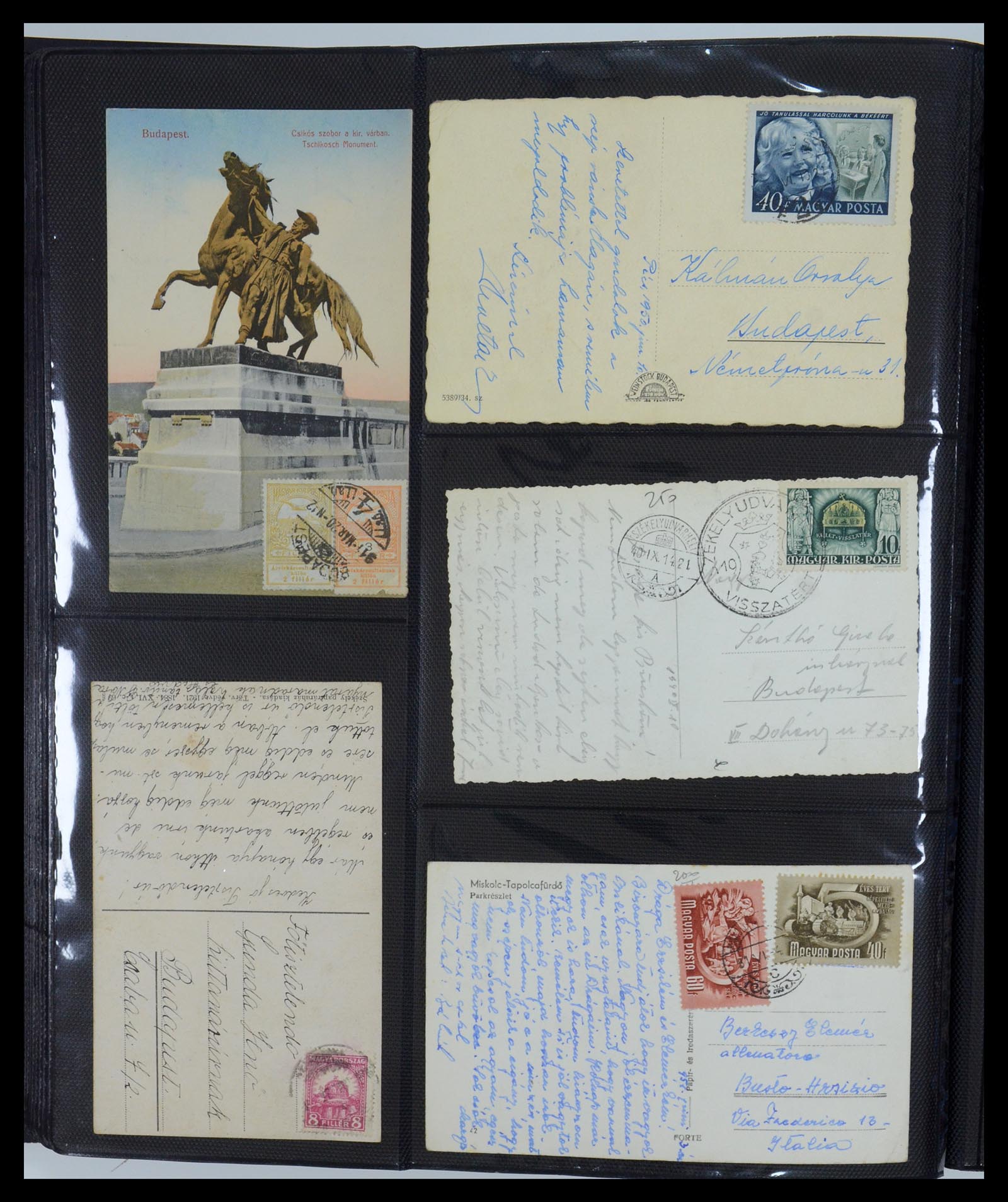 35322 078 - Postzegelverzameling 35322 West Europa ansichtkaarten 1900-1945.