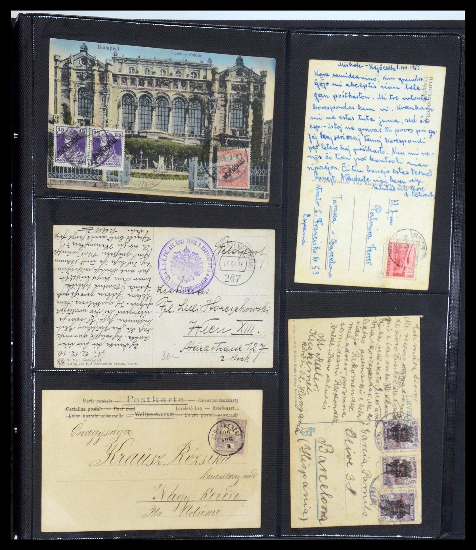 35322 079 - Postzegelverzameling 35322 West Europa ansichtkaarten 1900-1945.