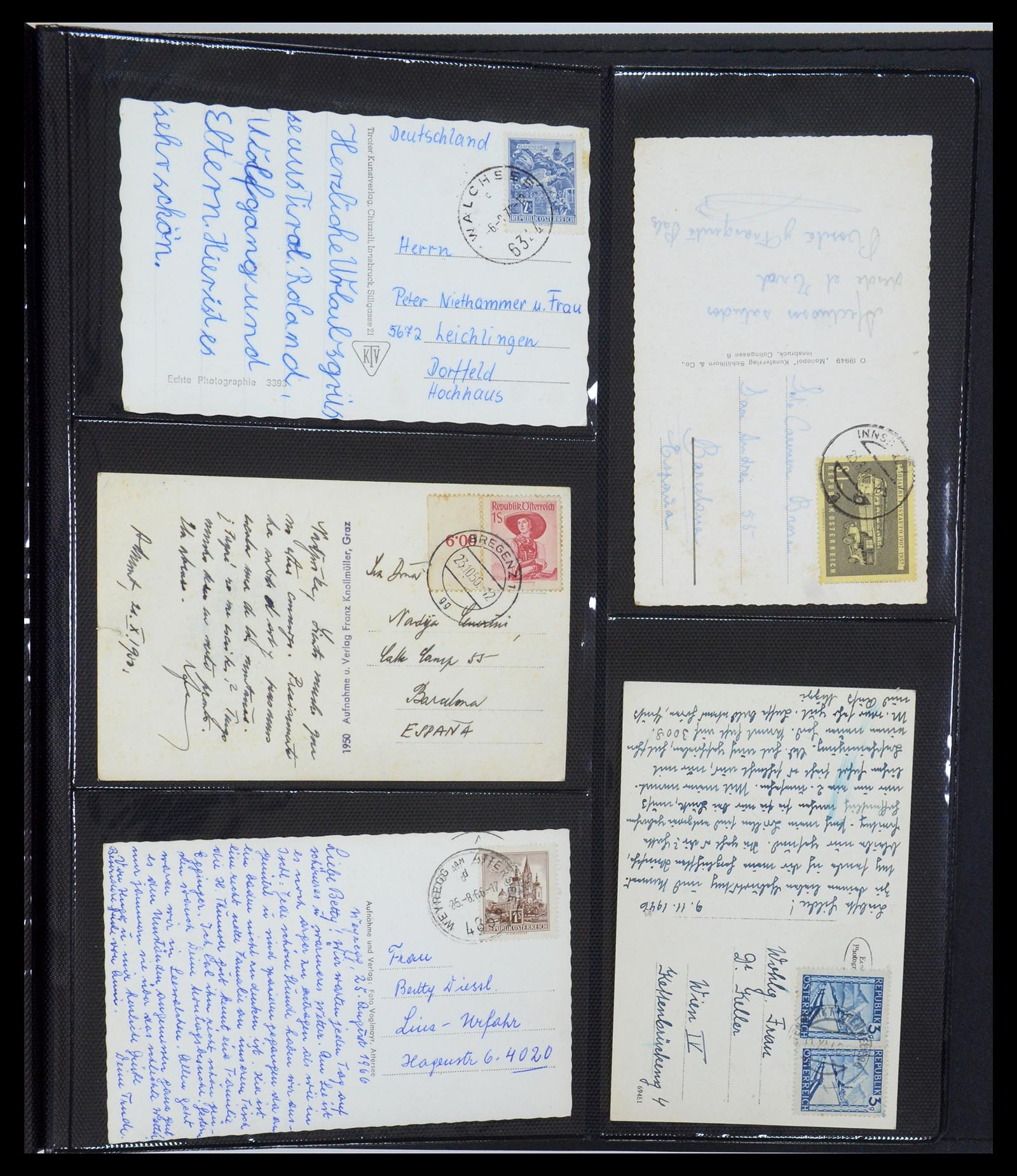 35322 083 - Postzegelverzameling 35322 West Europa ansichtkaarten 1900-1945.