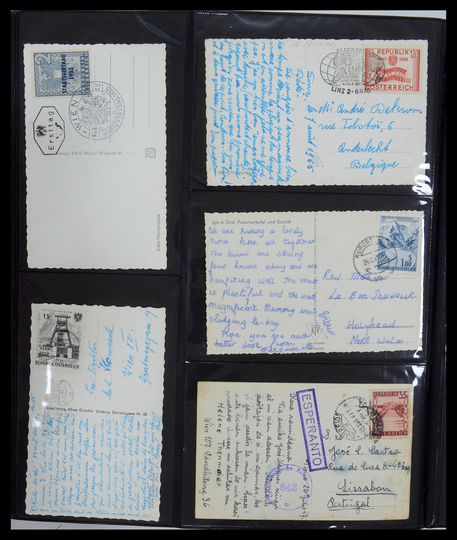 35322 084 - Postzegelverzameling 35322 West Europa ansichtkaarten 1900-1945.