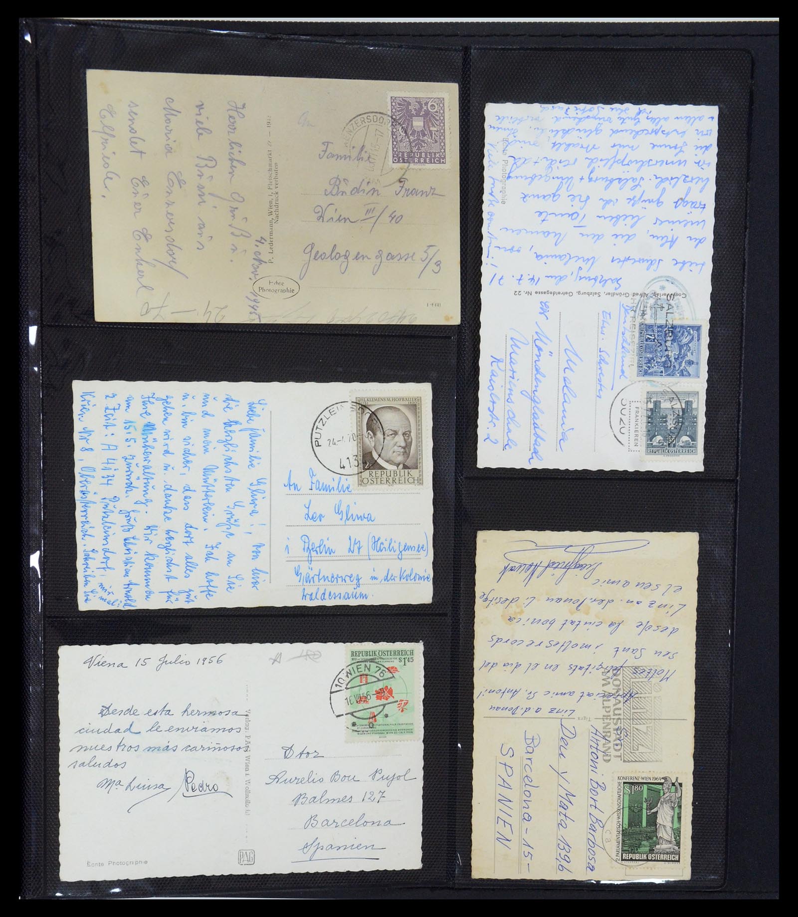 35322 085 - Postzegelverzameling 35322 West Europa ansichtkaarten 1900-1945.