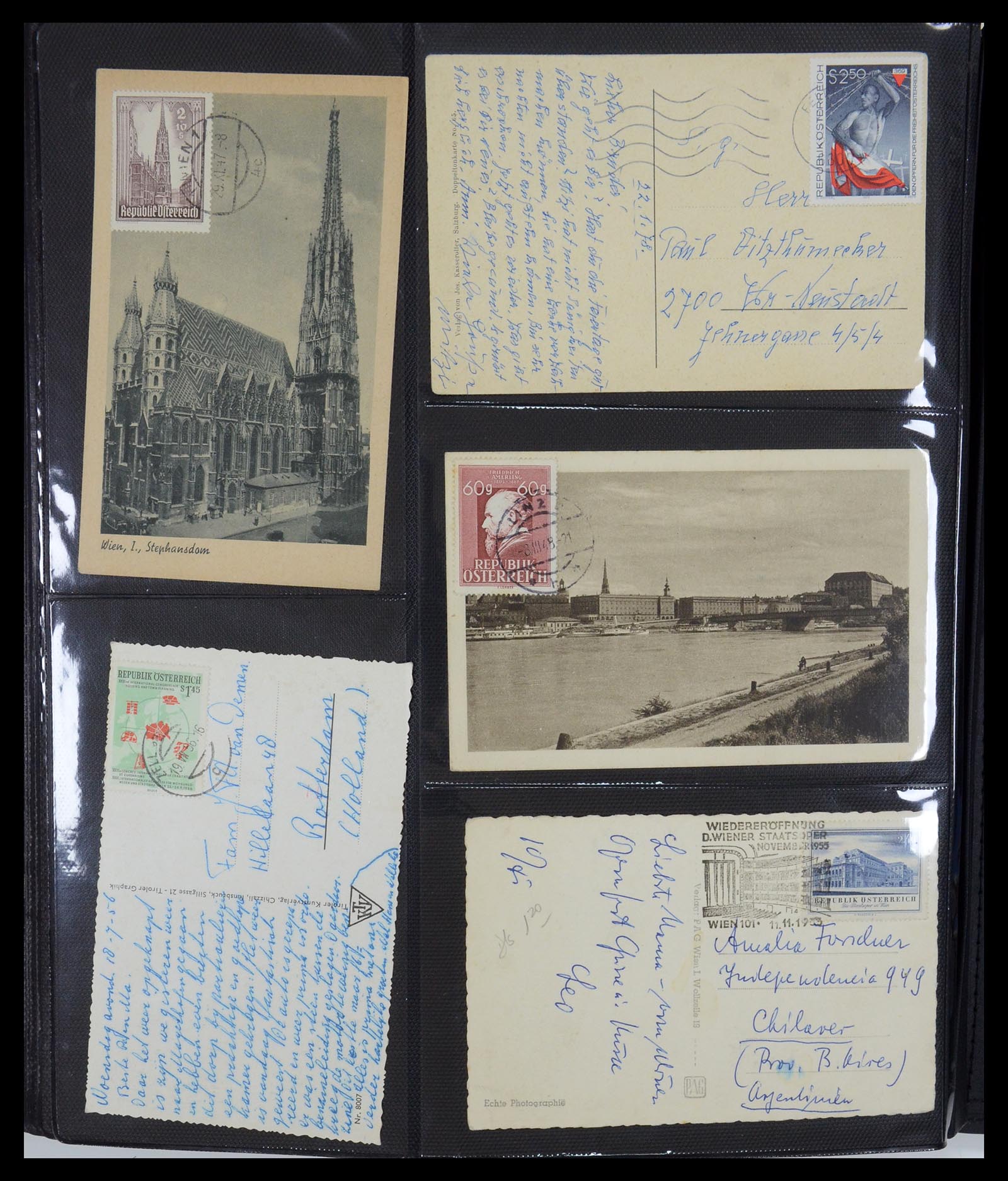 35322 086 - Postzegelverzameling 35322 West Europa ansichtkaarten 1900-1945.
