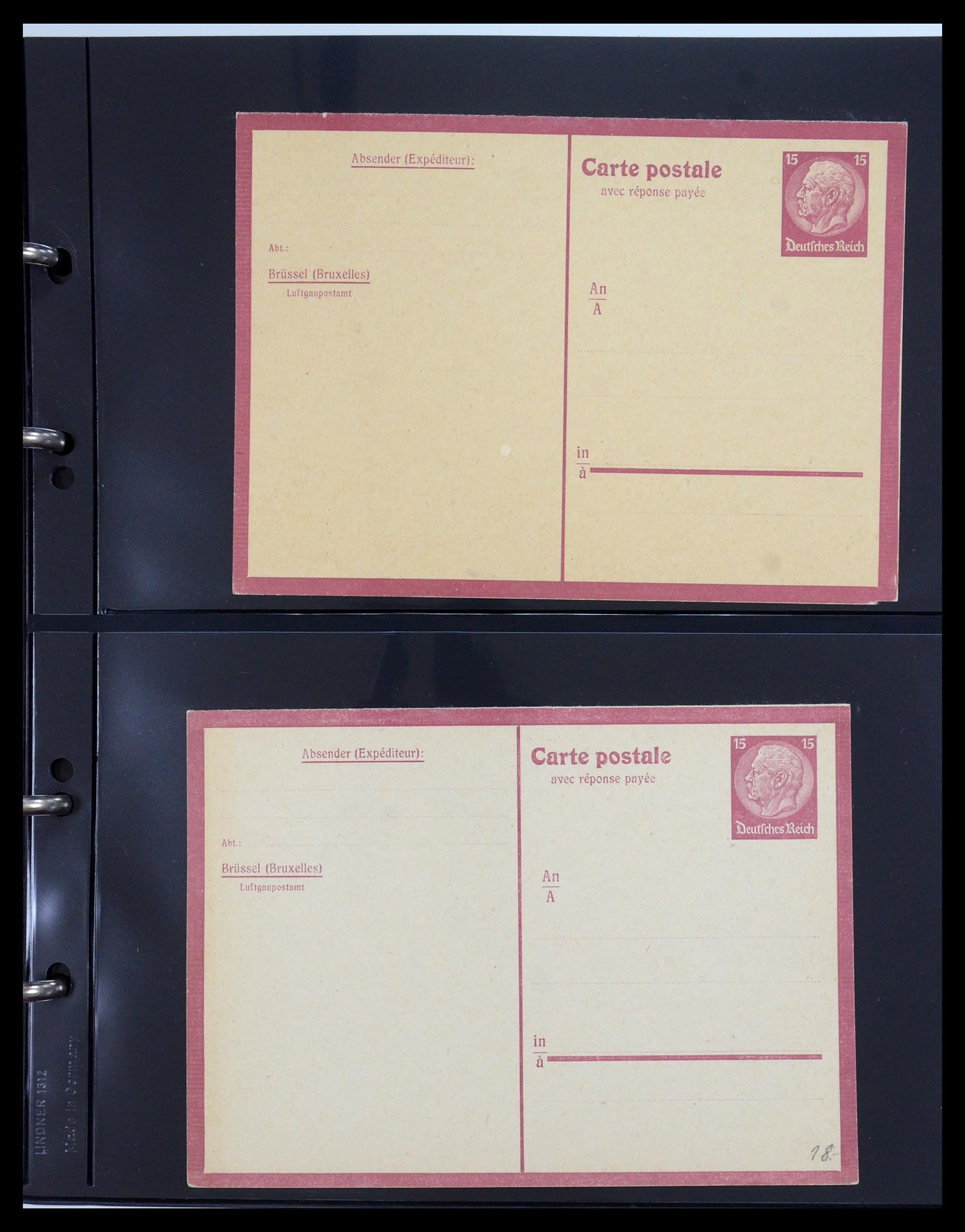 35323 001 - Postzegelverzameling 35323 Duitsland postwaardestukken 1934-2019!