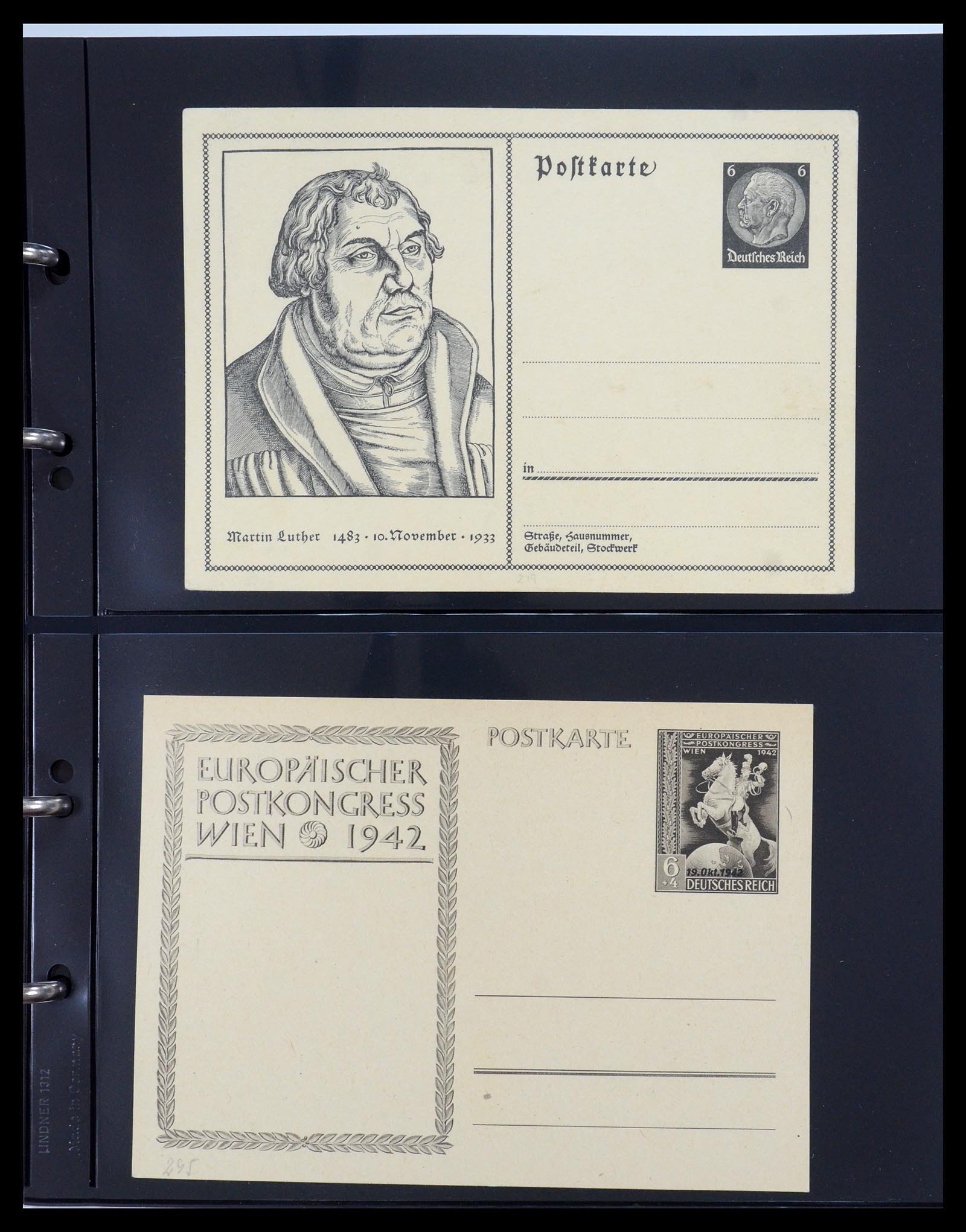 35323 003 - Postzegelverzameling 35323 Duitsland postwaardestukken 1934-2019!