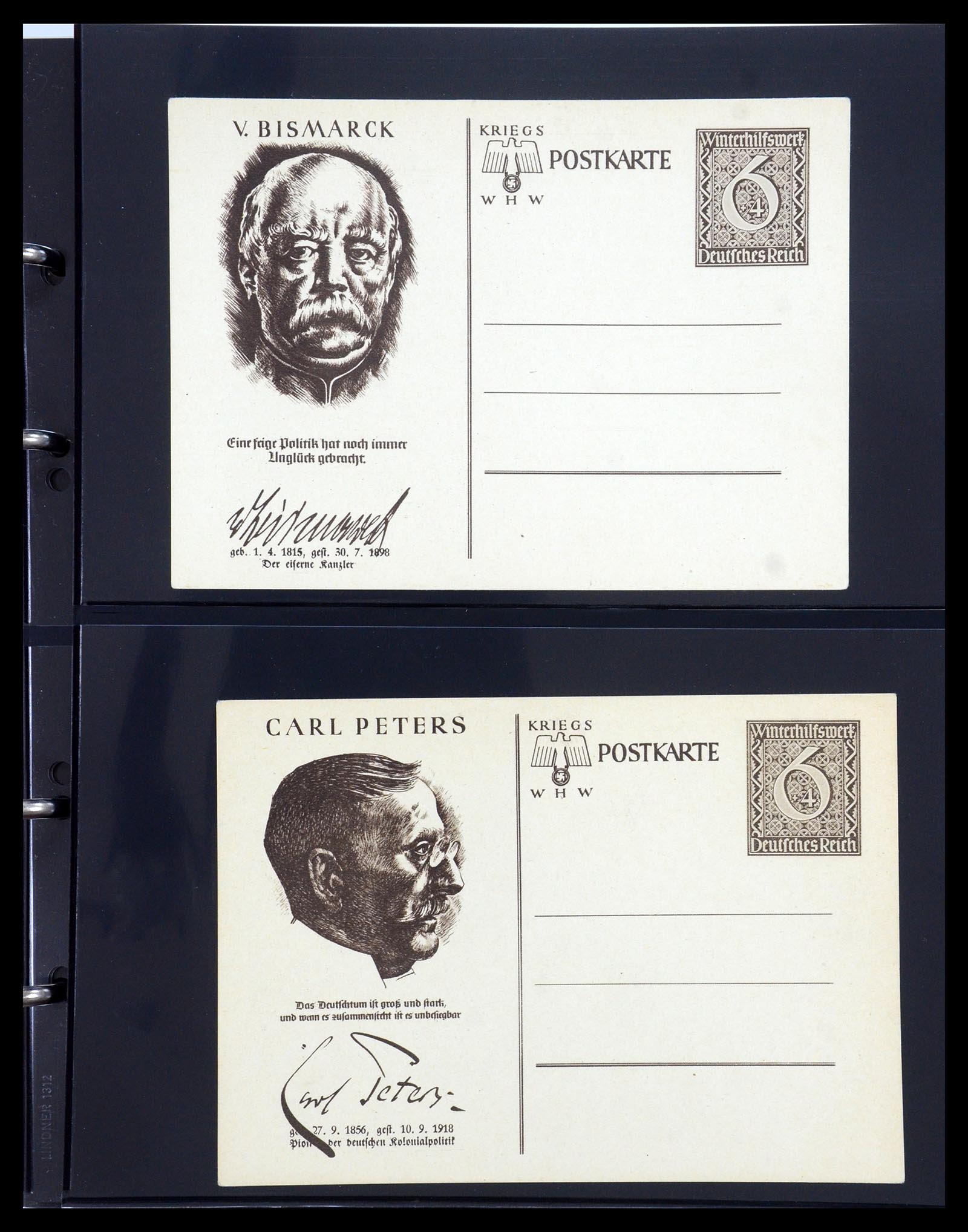 35323 004 - Postzegelverzameling 35323 Duitsland postwaardestukken 1934-2019!