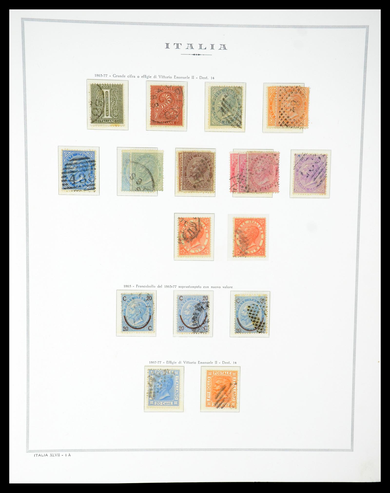 35325 002 - Postzegelverzameling 35325 Italië 1862-1980.