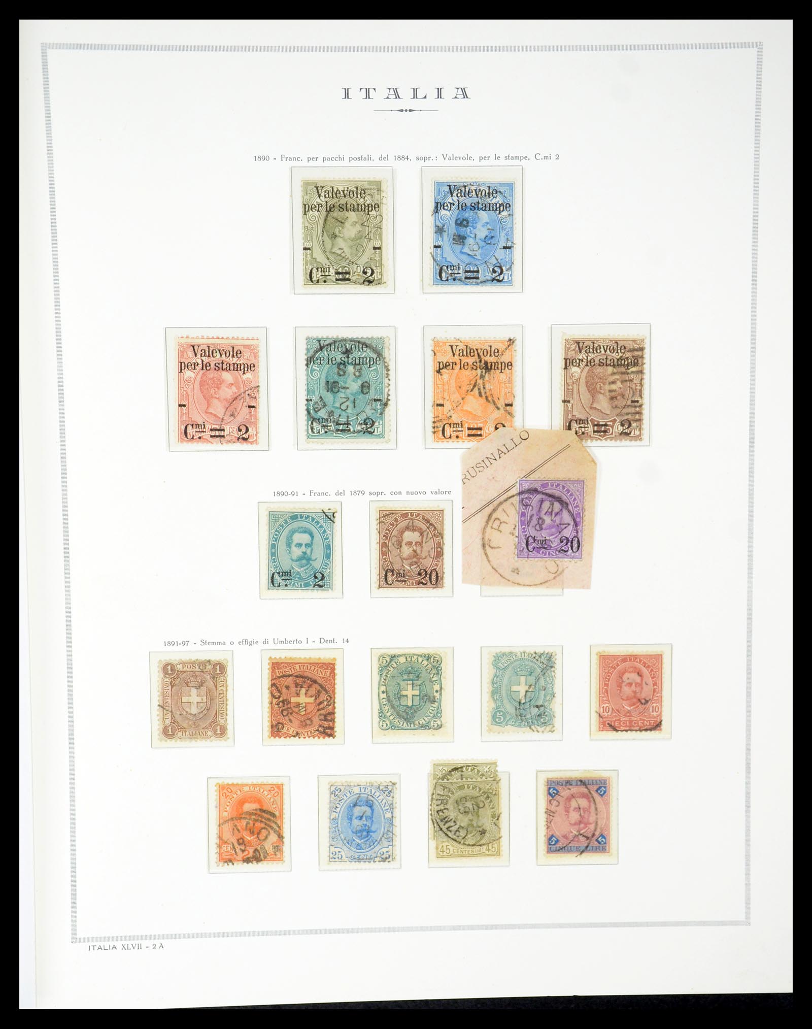 35325 004 - Postzegelverzameling 35325 Italië 1862-1980.