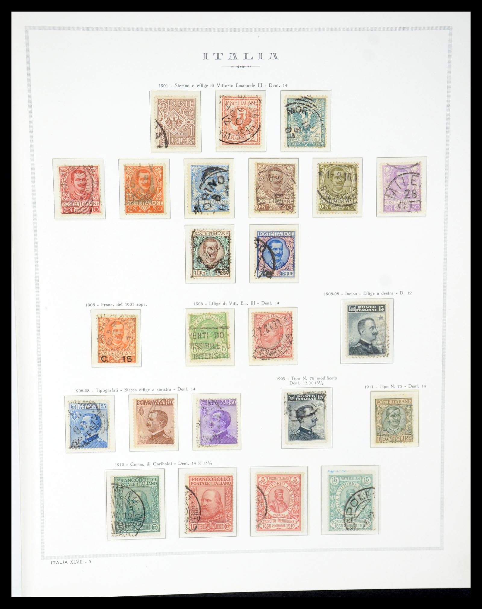 35325 005 - Postzegelverzameling 35325 Italië 1862-1980.