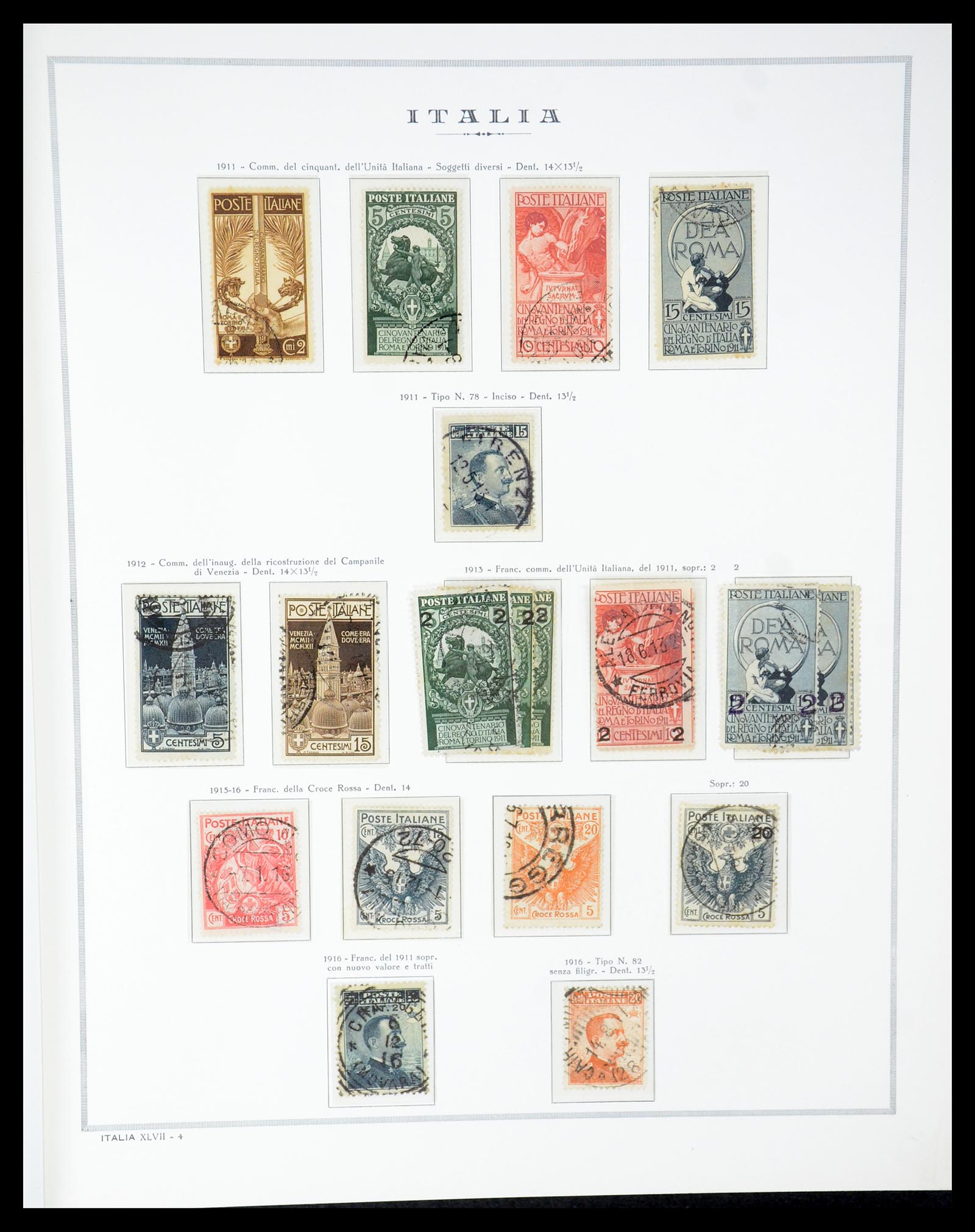 35325 006 - Postzegelverzameling 35325 Italië 1862-1980.