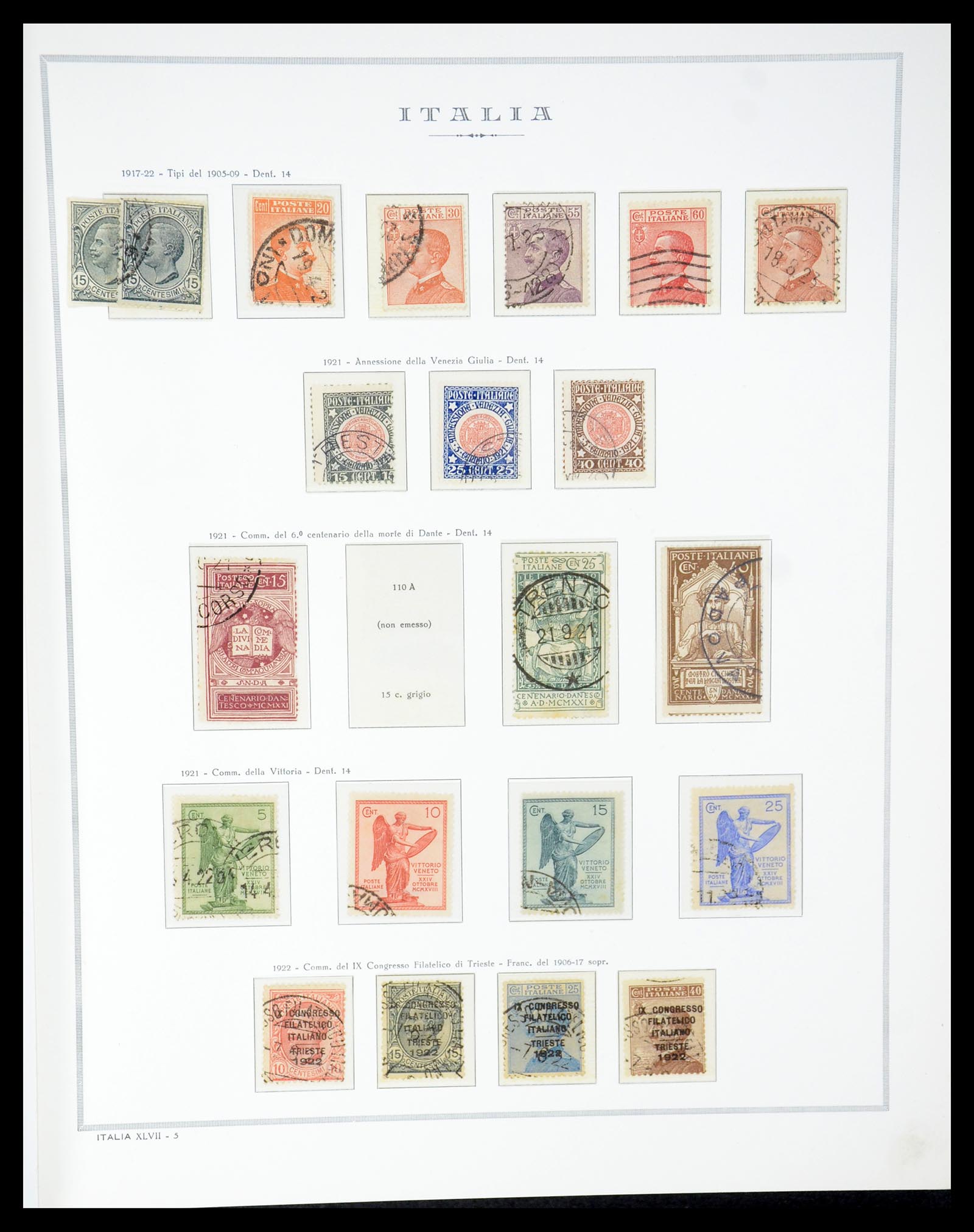 35325 007 - Postzegelverzameling 35325 Italië 1862-1980.
