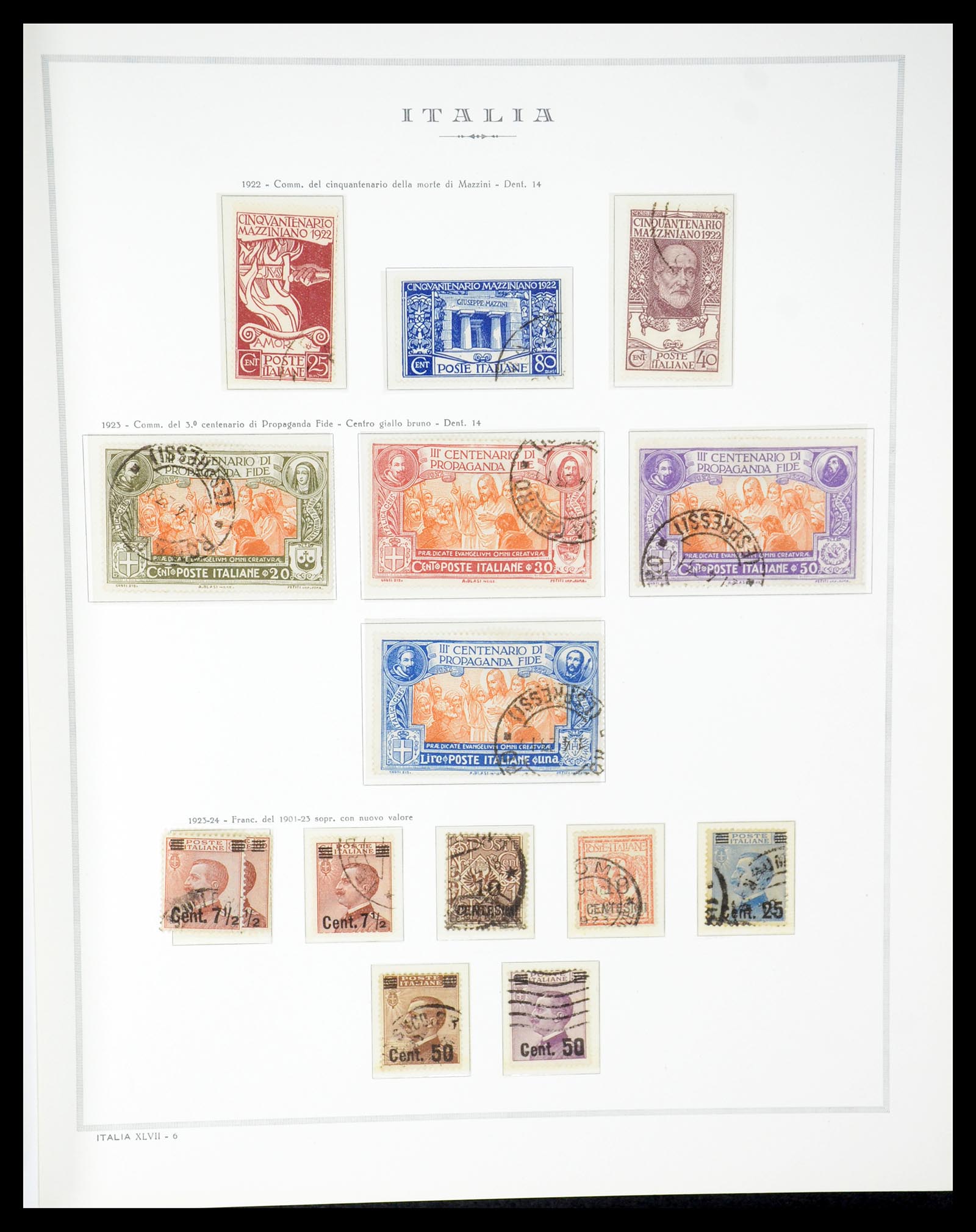 35325 008 - Postzegelverzameling 35325 Italië 1862-1980.