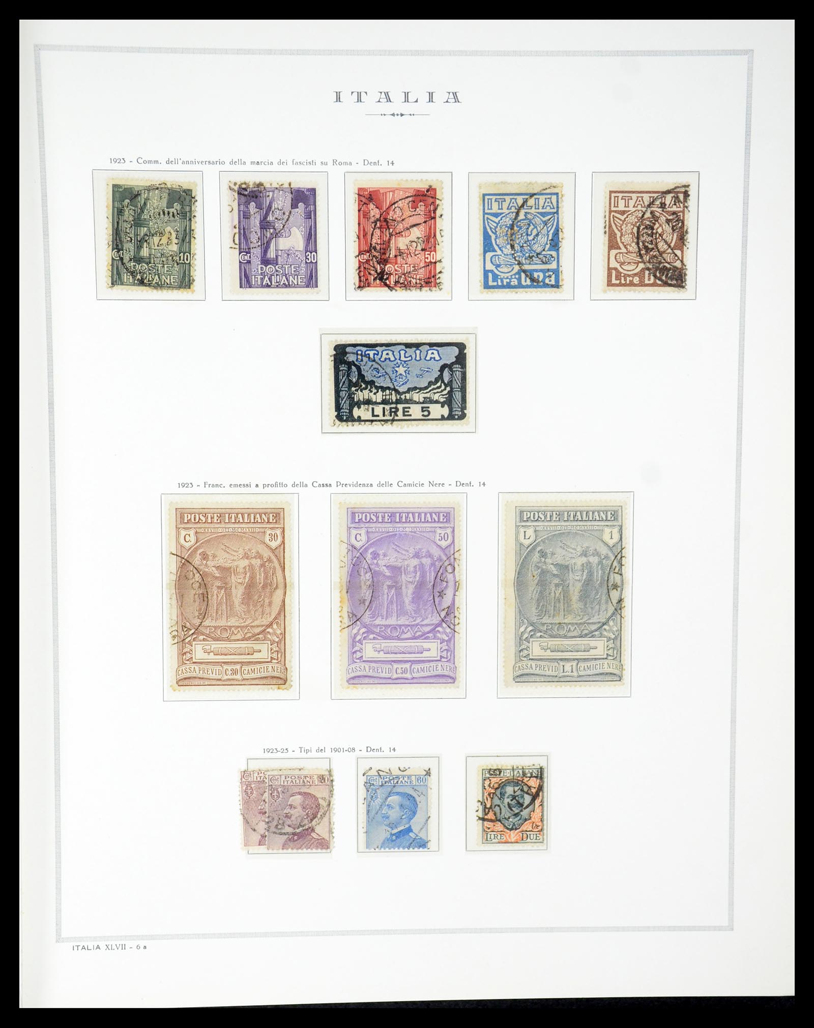 35325 009 - Postzegelverzameling 35325 Italië 1862-1980.
