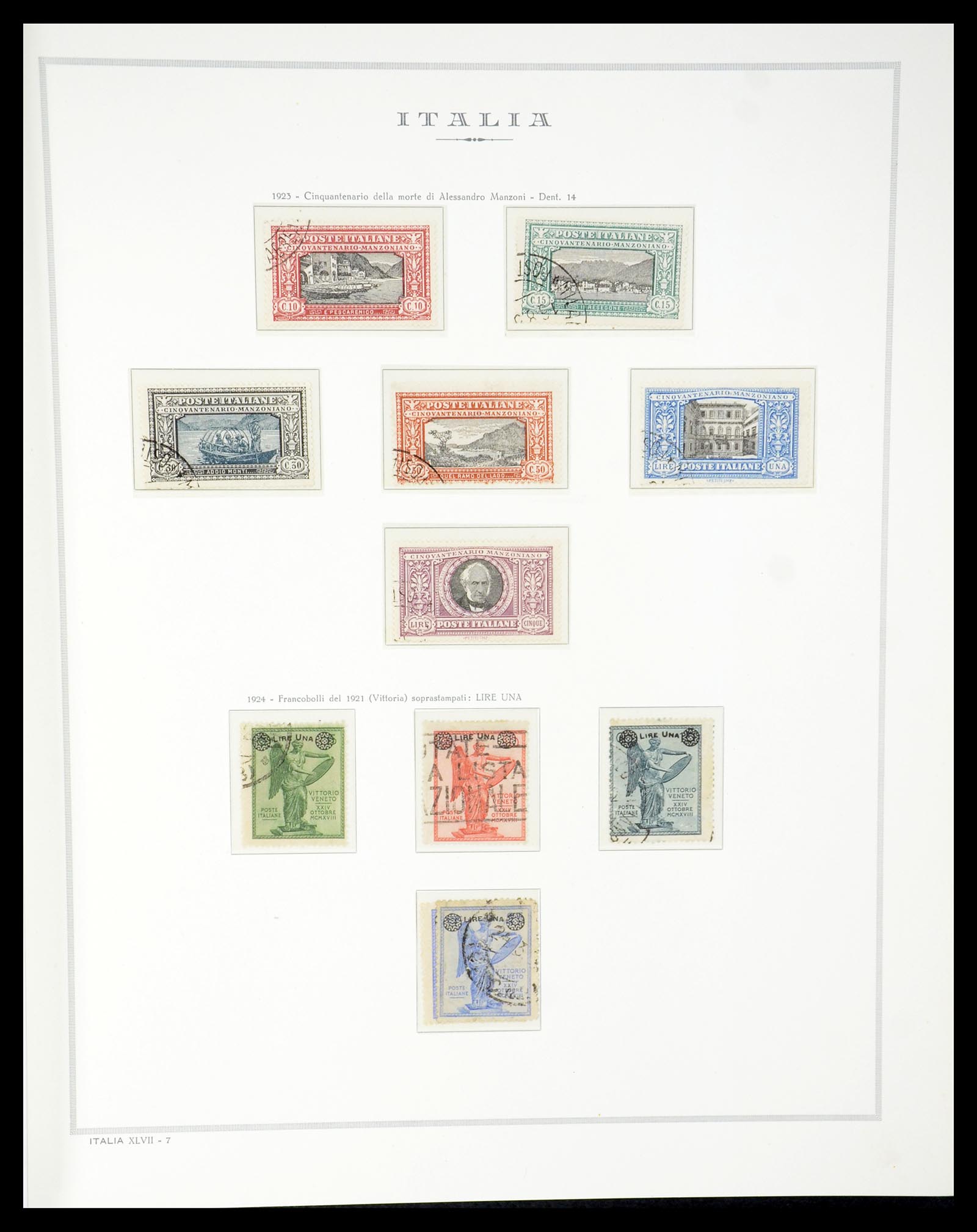 35325 010 - Postzegelverzameling 35325 Italië 1862-1980.