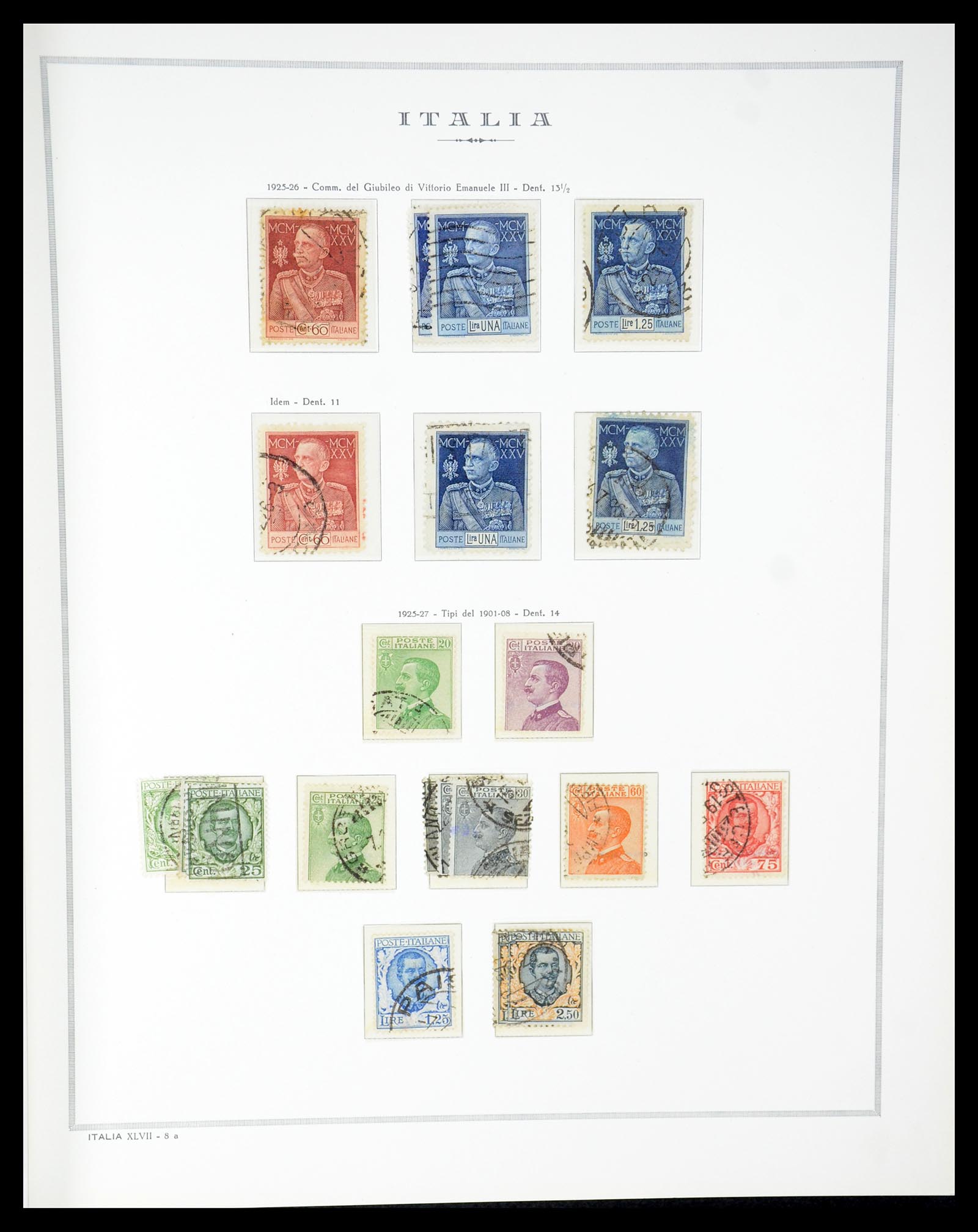 35325 012 - Postzegelverzameling 35325 Italië 1862-1980.