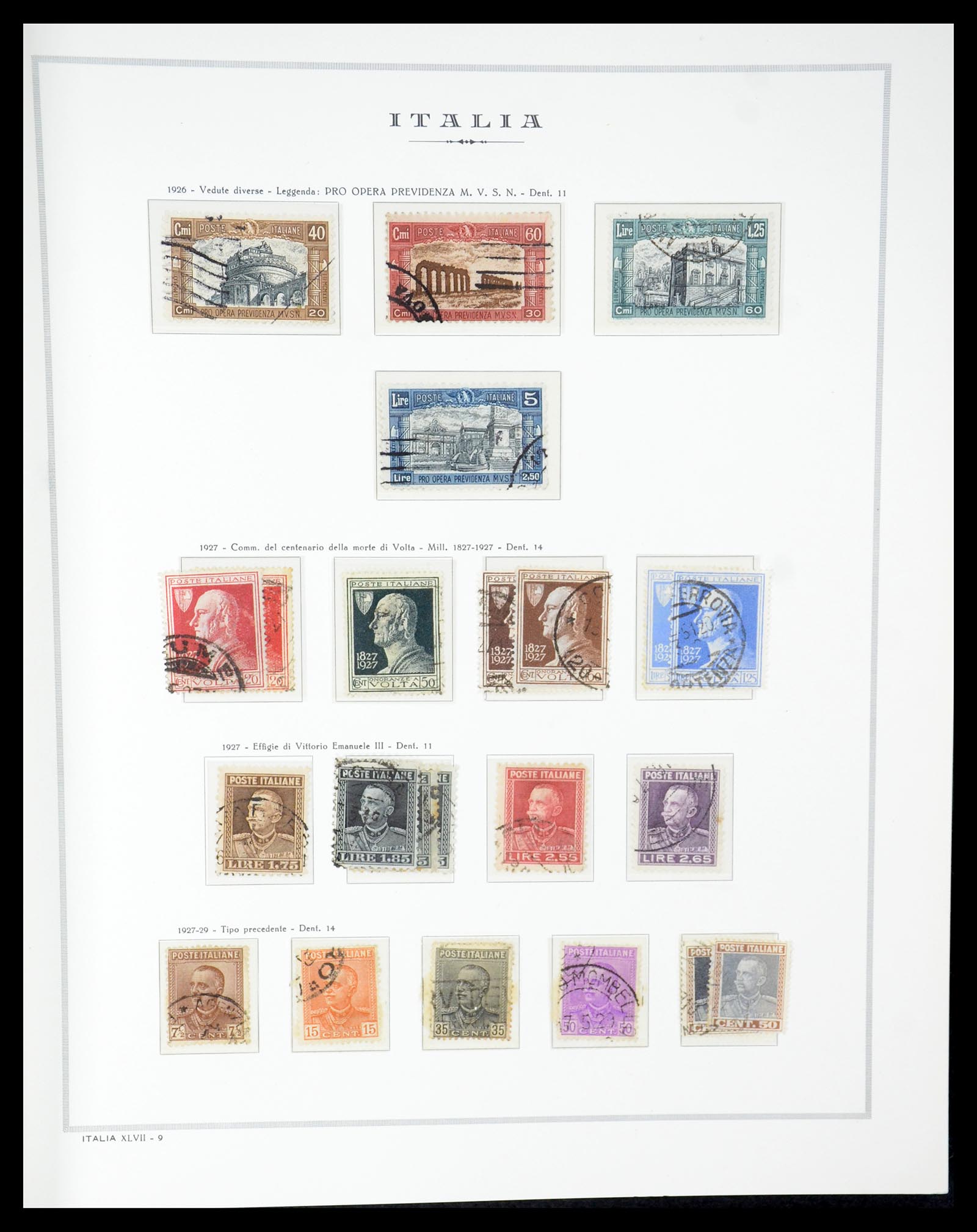 35325 014 - Postzegelverzameling 35325 Italië 1862-1980.
