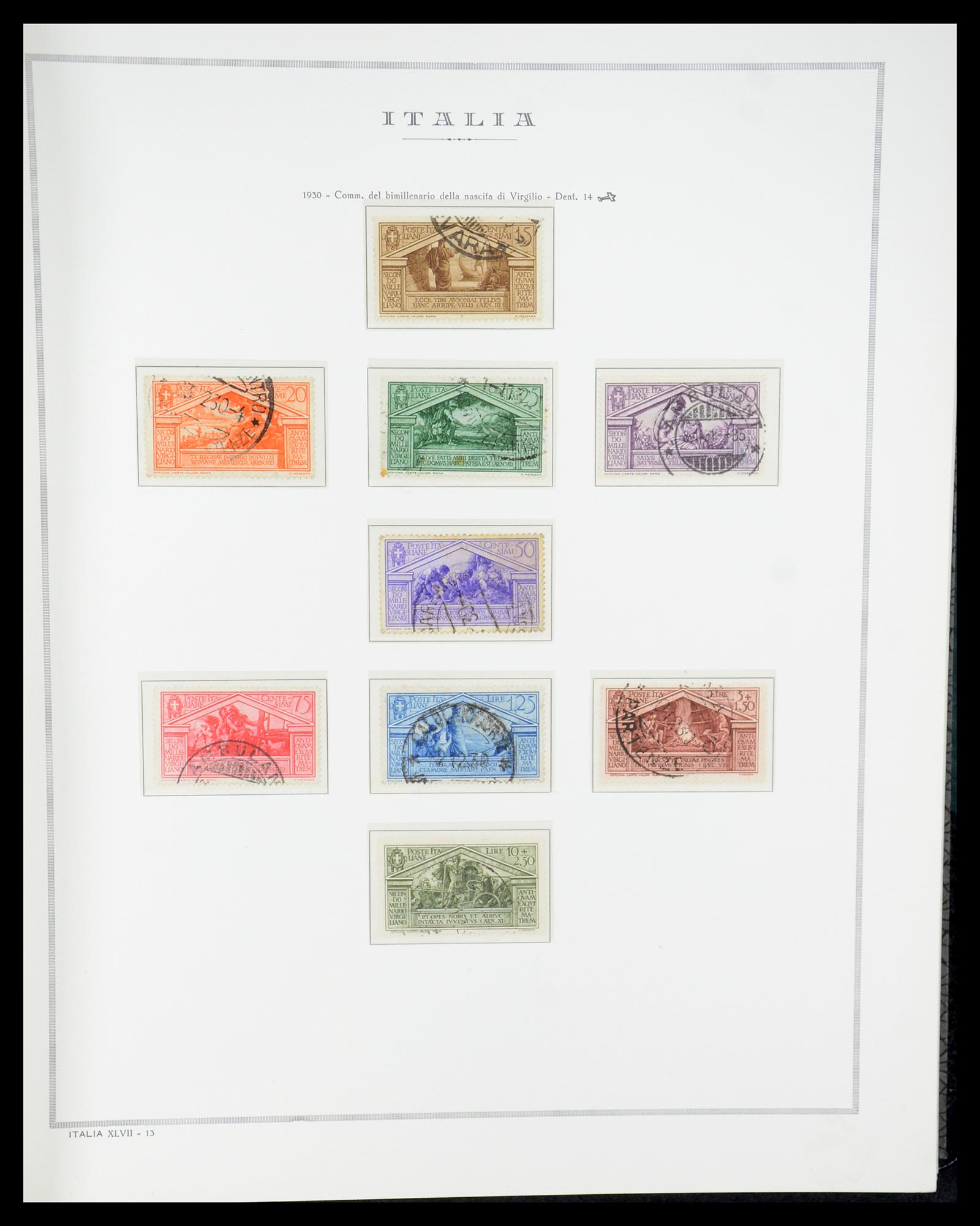 35325 019 - Postzegelverzameling 35325 Italië 1862-1980.