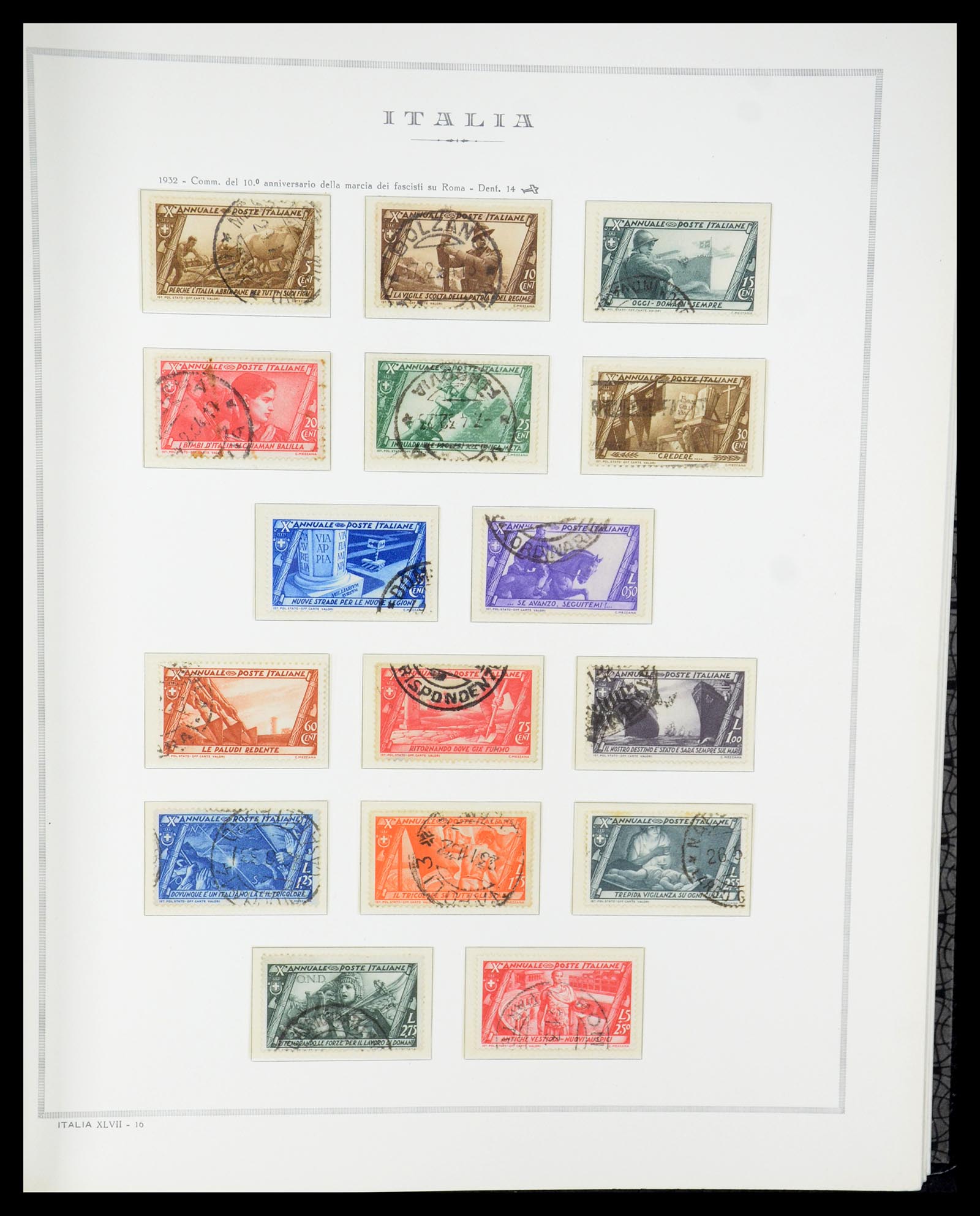 35325 022 - Postzegelverzameling 35325 Italië 1862-1980.