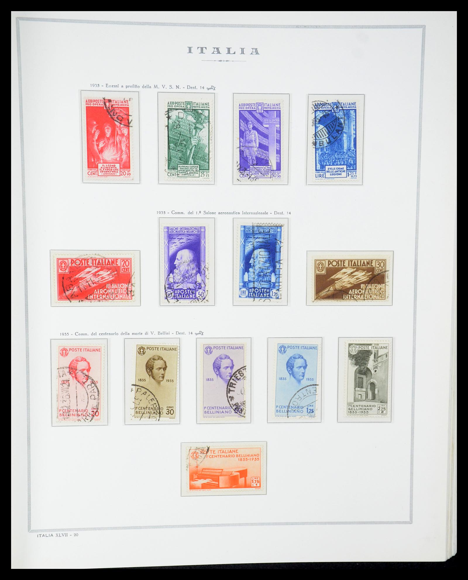 35325 026 - Postzegelverzameling 35325 Italië 1862-1980.