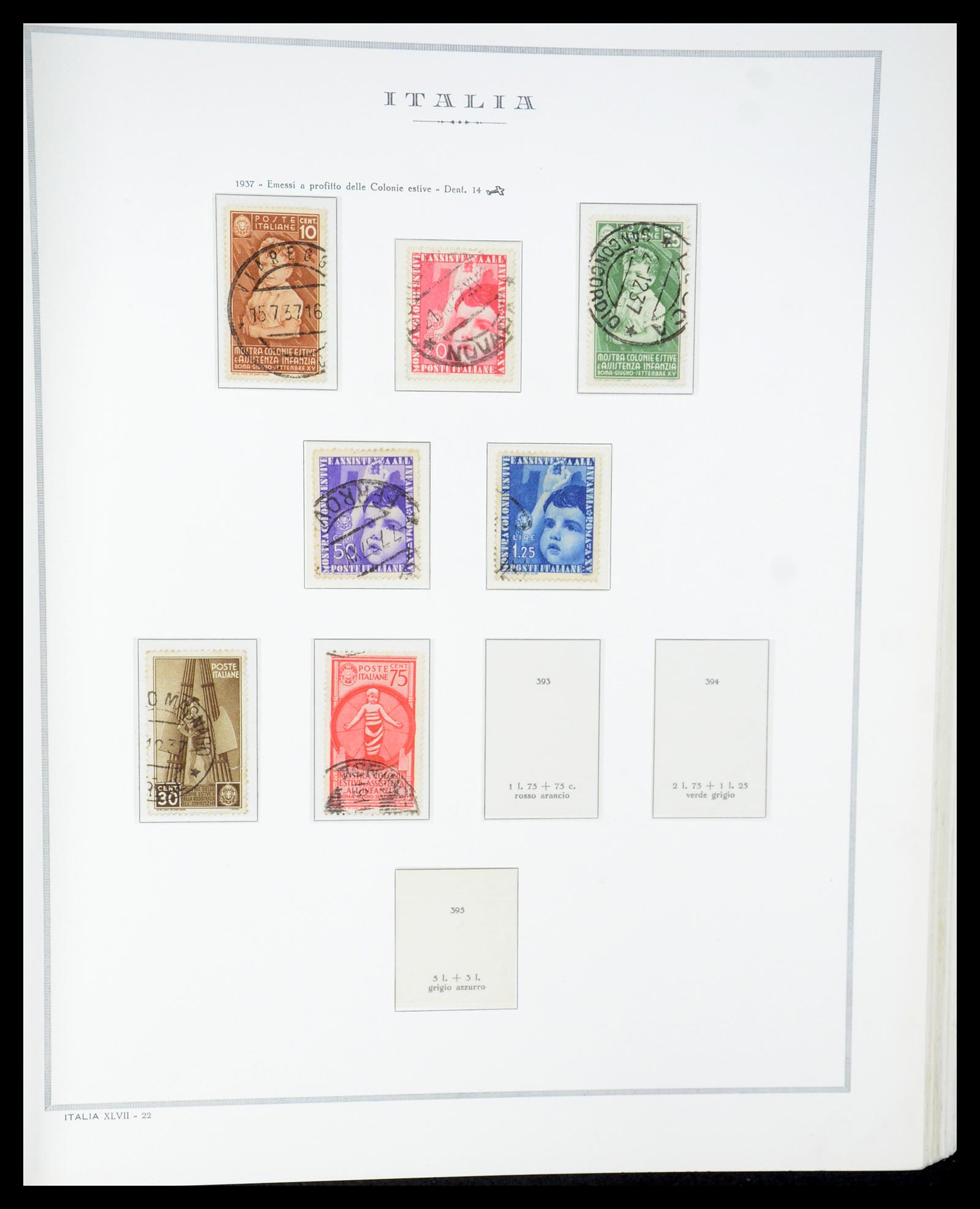 35325 028 - Postzegelverzameling 35325 Italië 1862-1980.