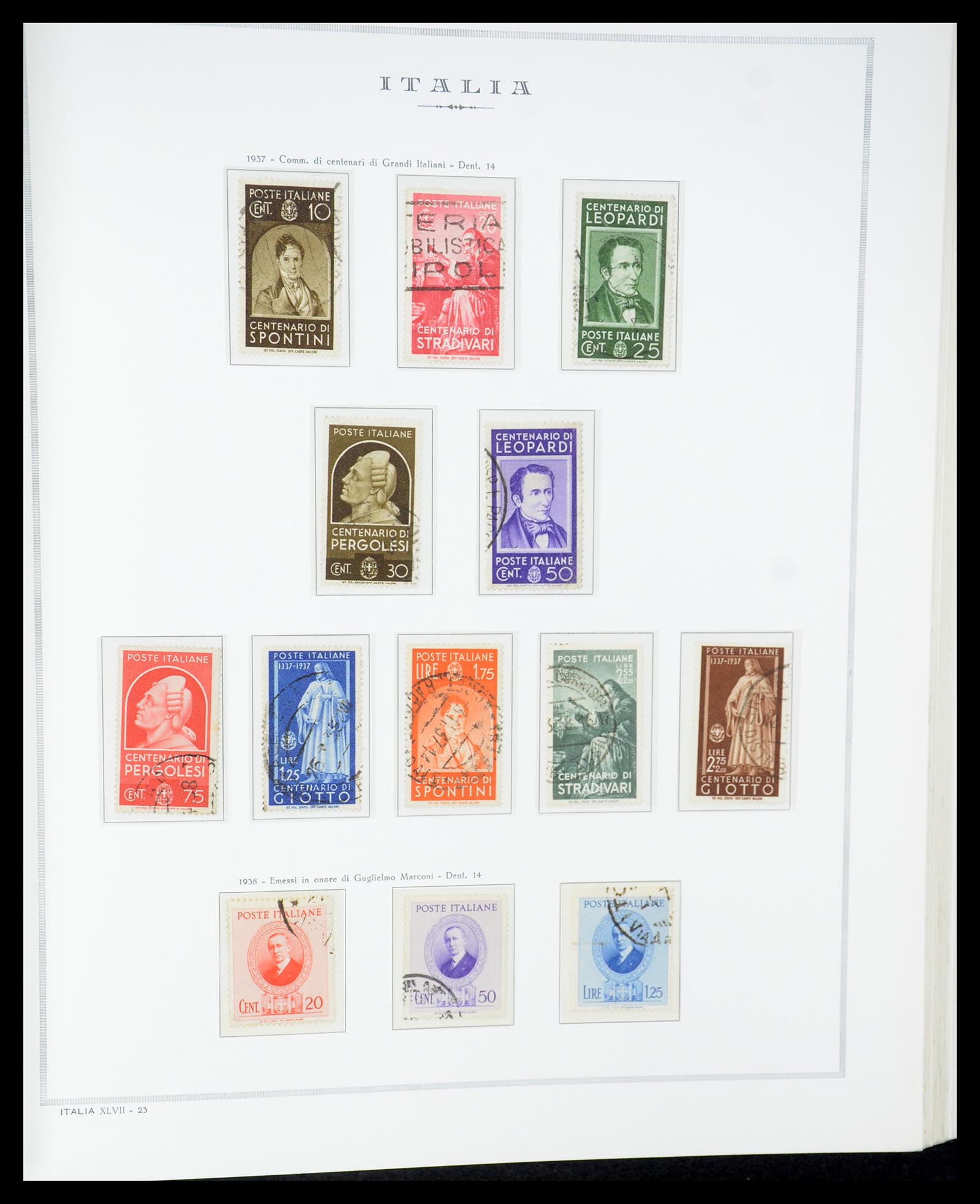 35325 030 - Postzegelverzameling 35325 Italië 1862-1980.