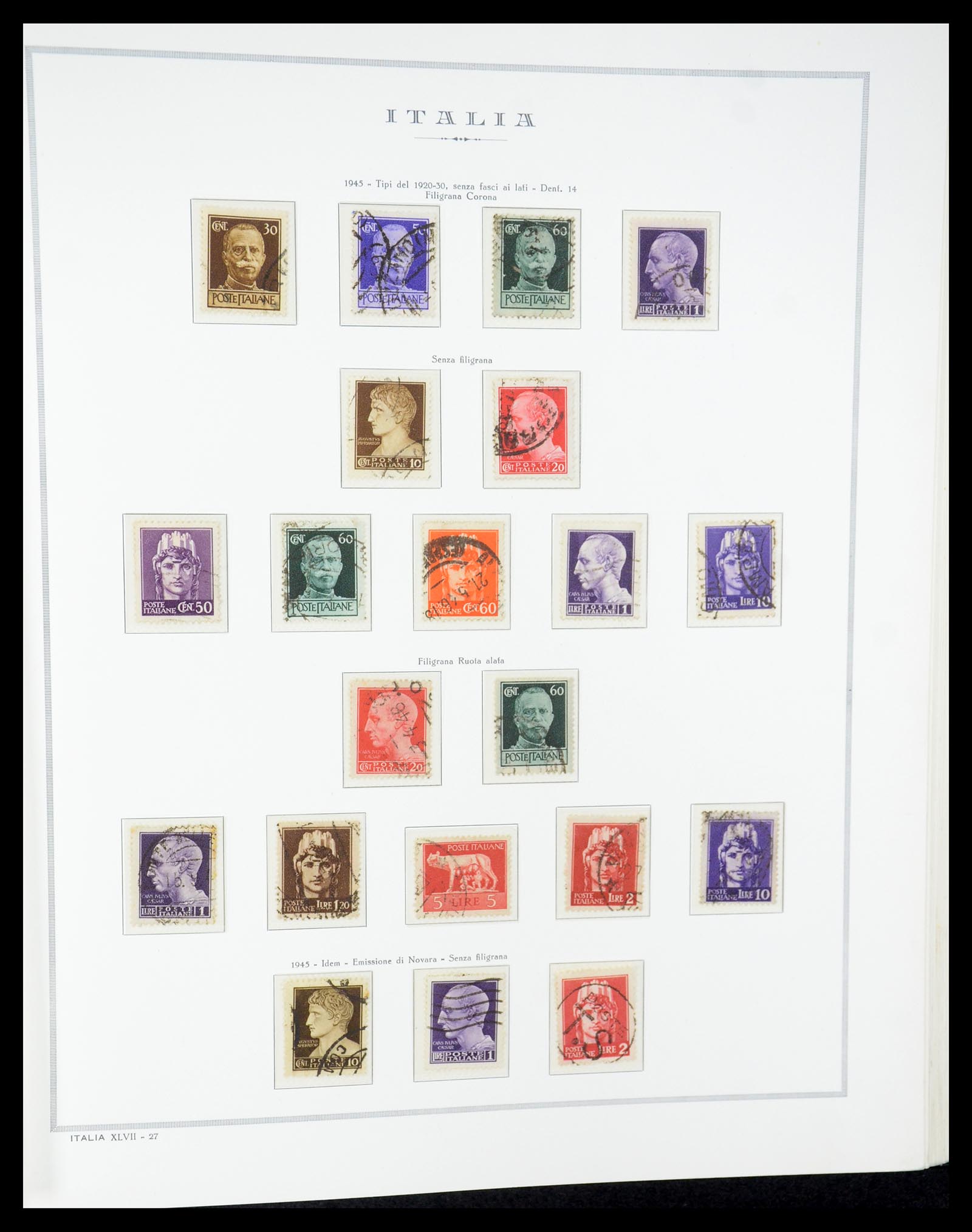 35325 034 - Postzegelverzameling 35325 Italië 1862-1980.